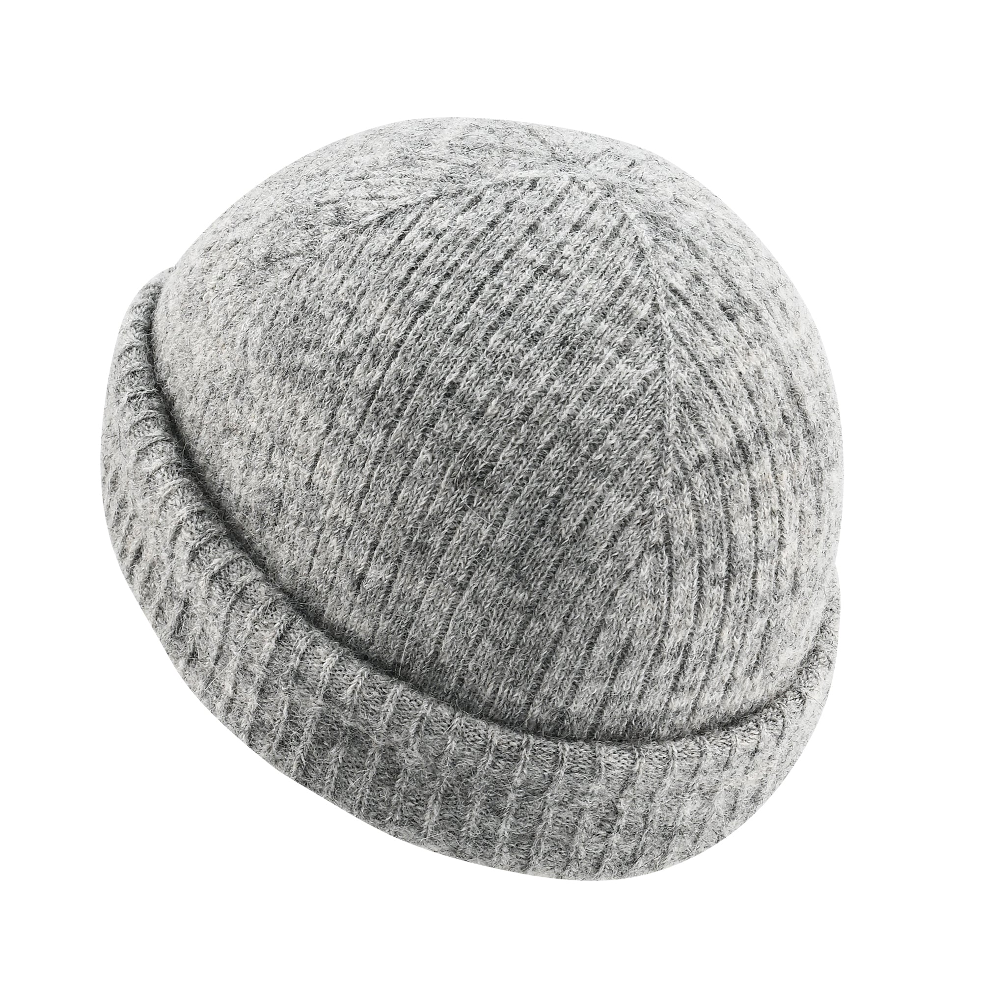 DAPHNE Alpaka Yün Bere ve Eldiven Seti (Gri) - 7