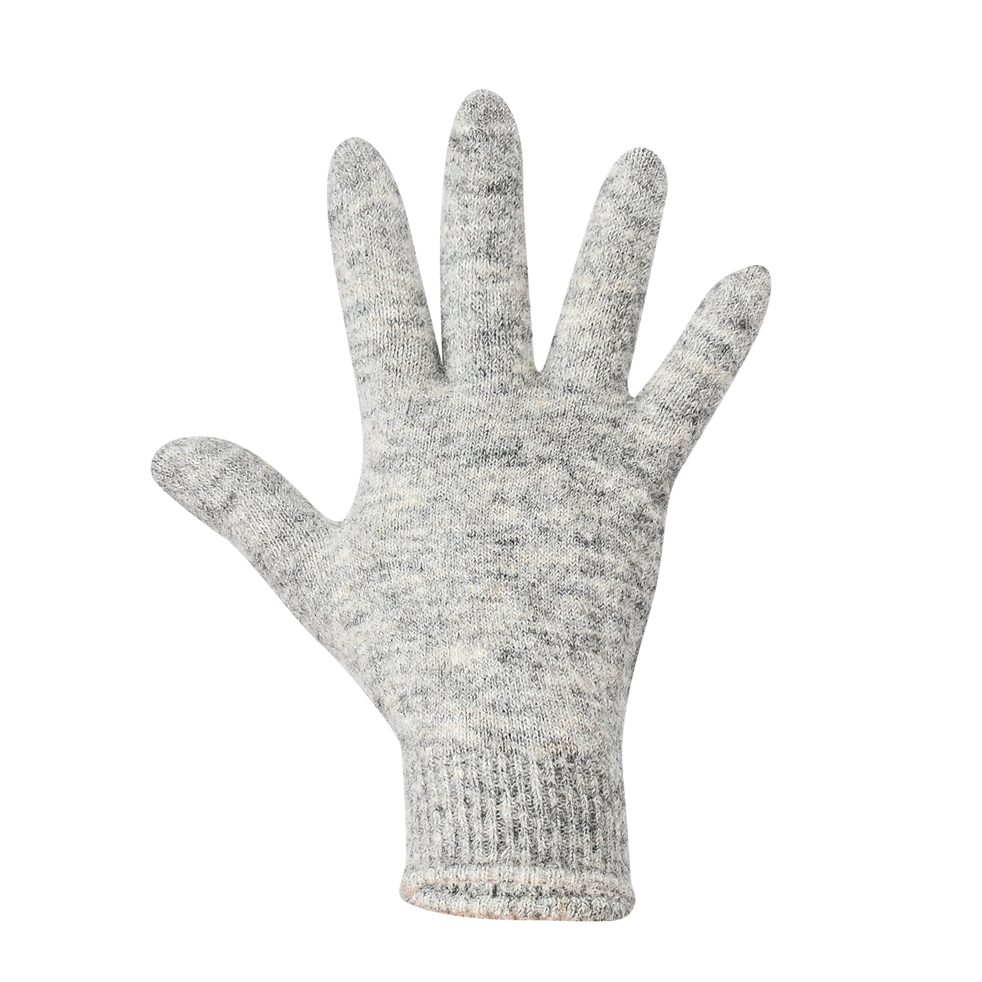 DAPHNE Alpaka Yün Bere ve Eldiven Seti (Gri) - 9