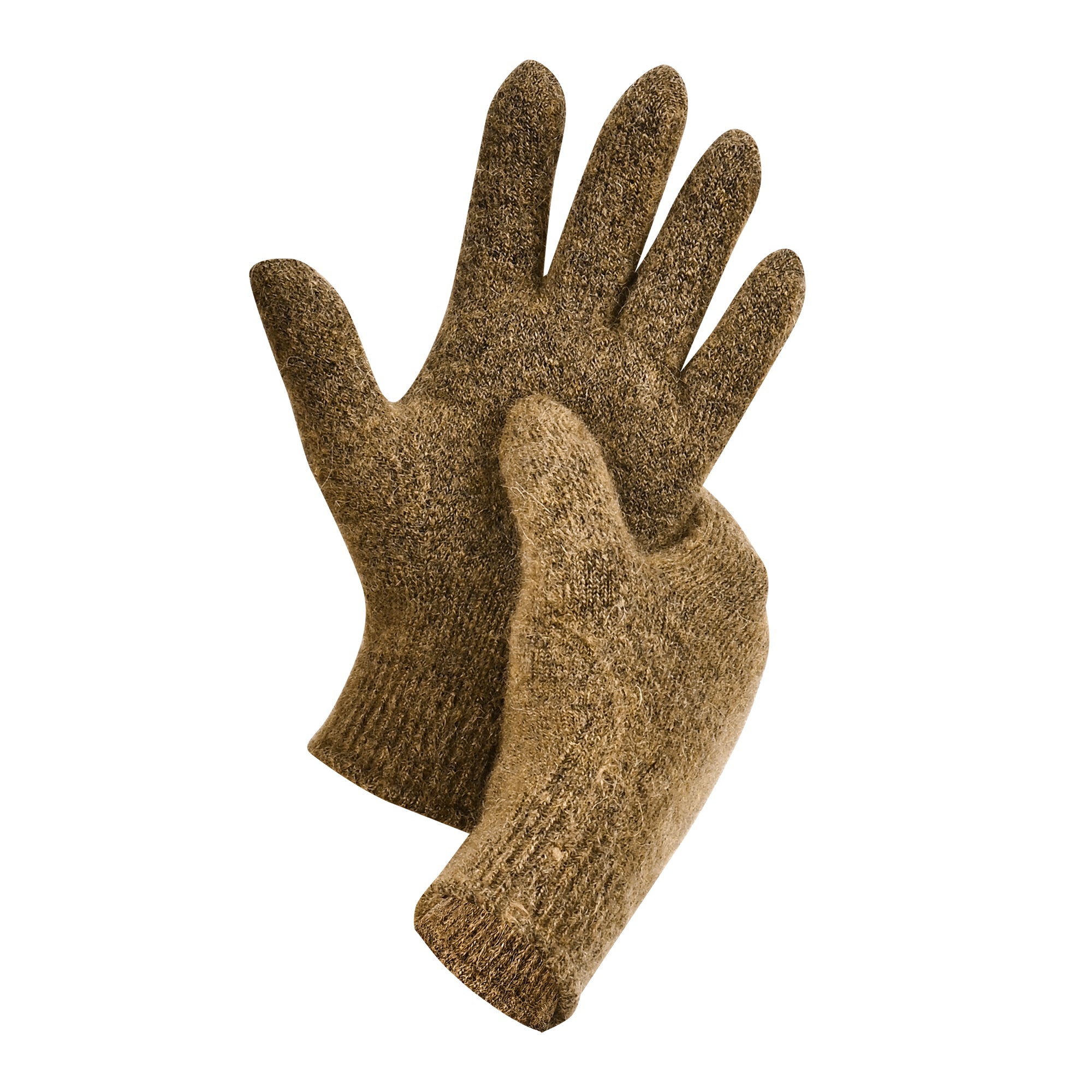 DAPHNE Alpaka Yün Bere ve Eldiven Seti (Kahverengi) - 8