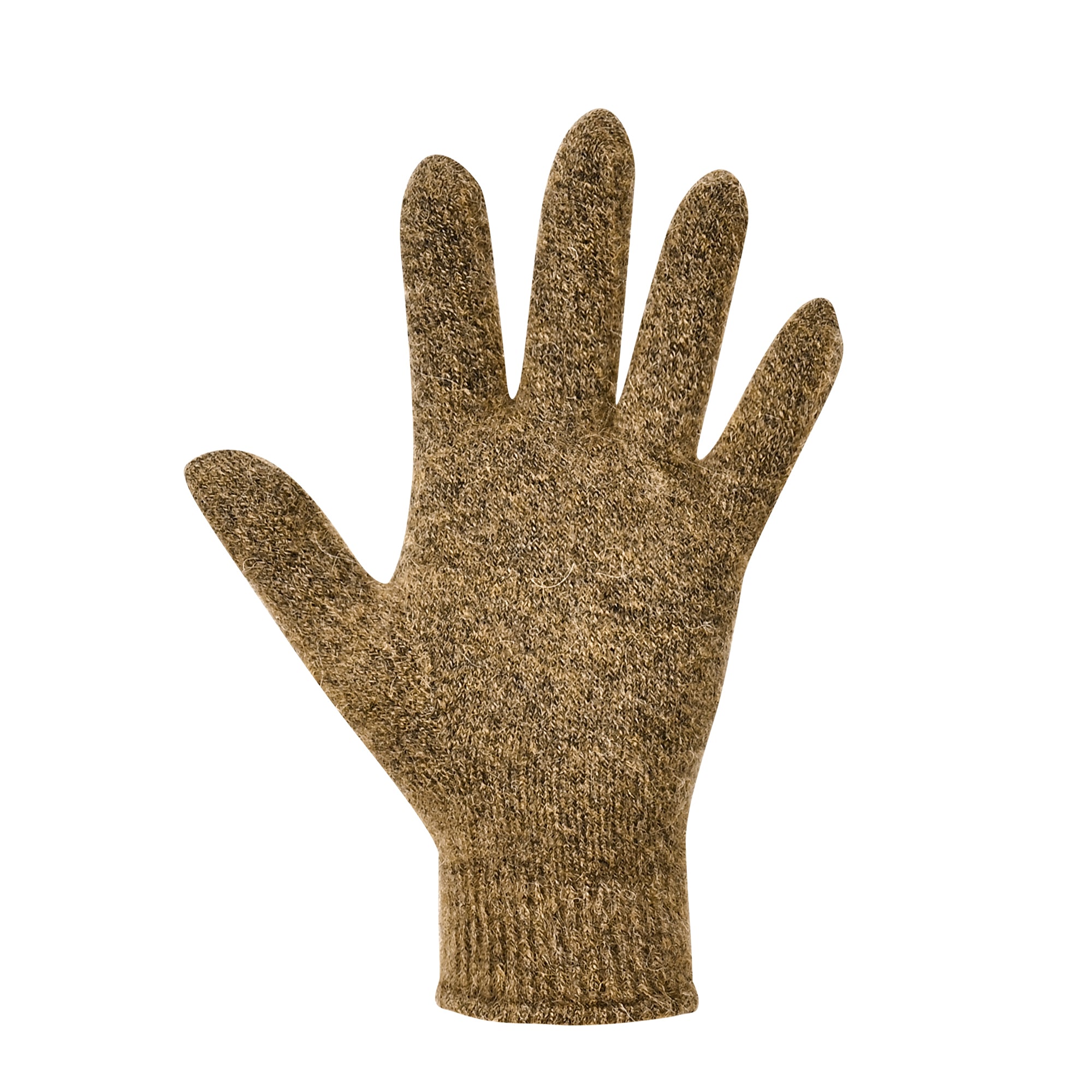 DAPHNE Alpaka Yün Bere ve Eldiven Seti (Kahverengi) - 9