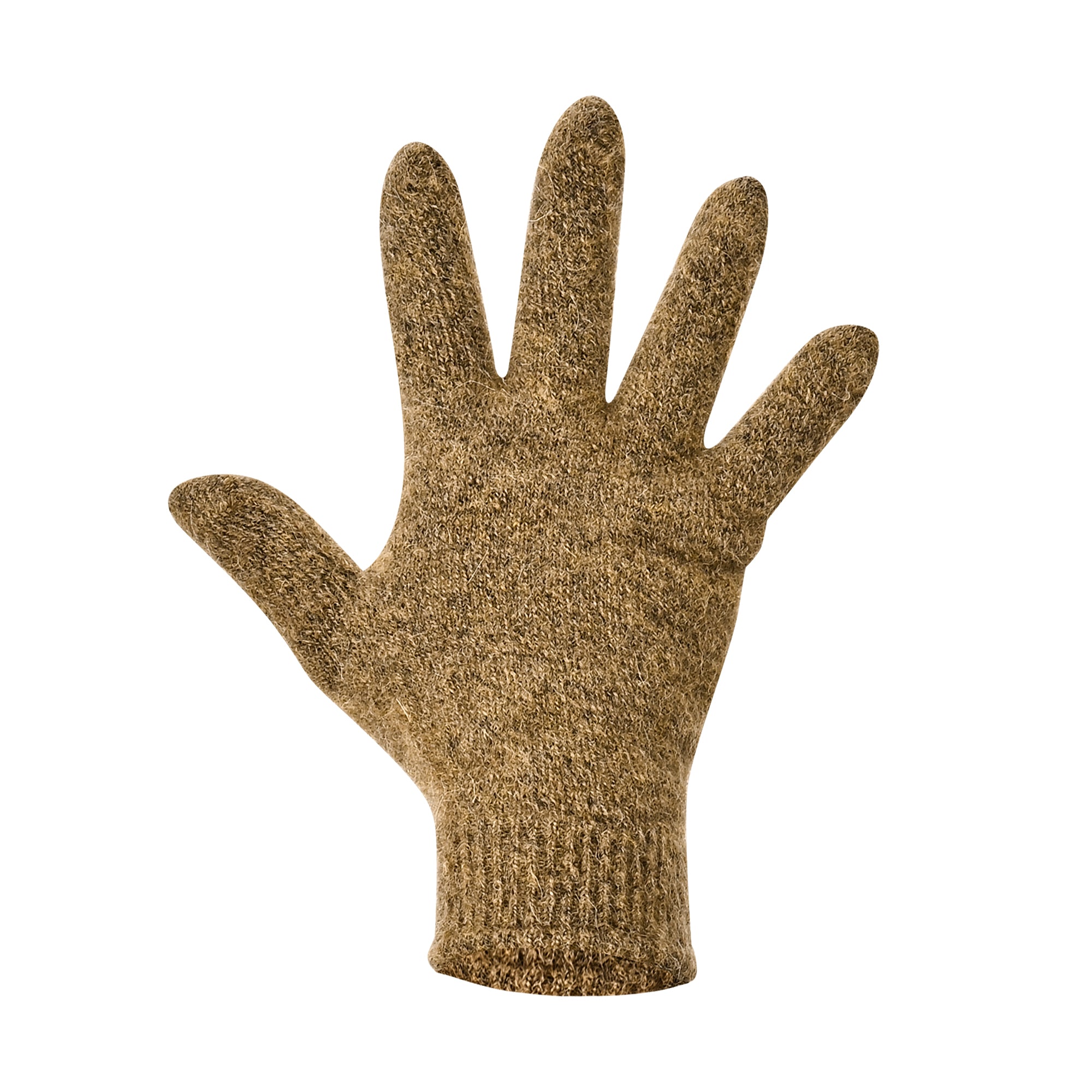 DAPHNE Alpaka Yün Bere ve Eldiven Seti (Kahverengi) - 10