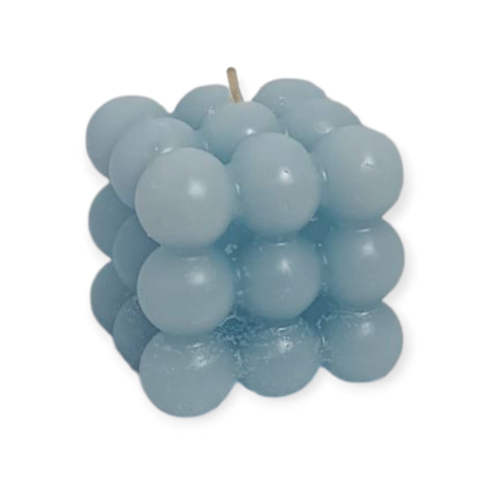 dekoratif bubble  mum mavi