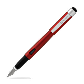 Diplomat D40905025 Magnum Soft Touch Kırmızı Dolma Kalem, Medium Uç