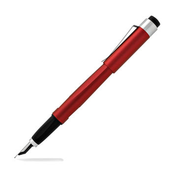 Diplomat D40905028 Magnum Soft Touch Kırmızı Dolma Kalem, Bold Uç - 3