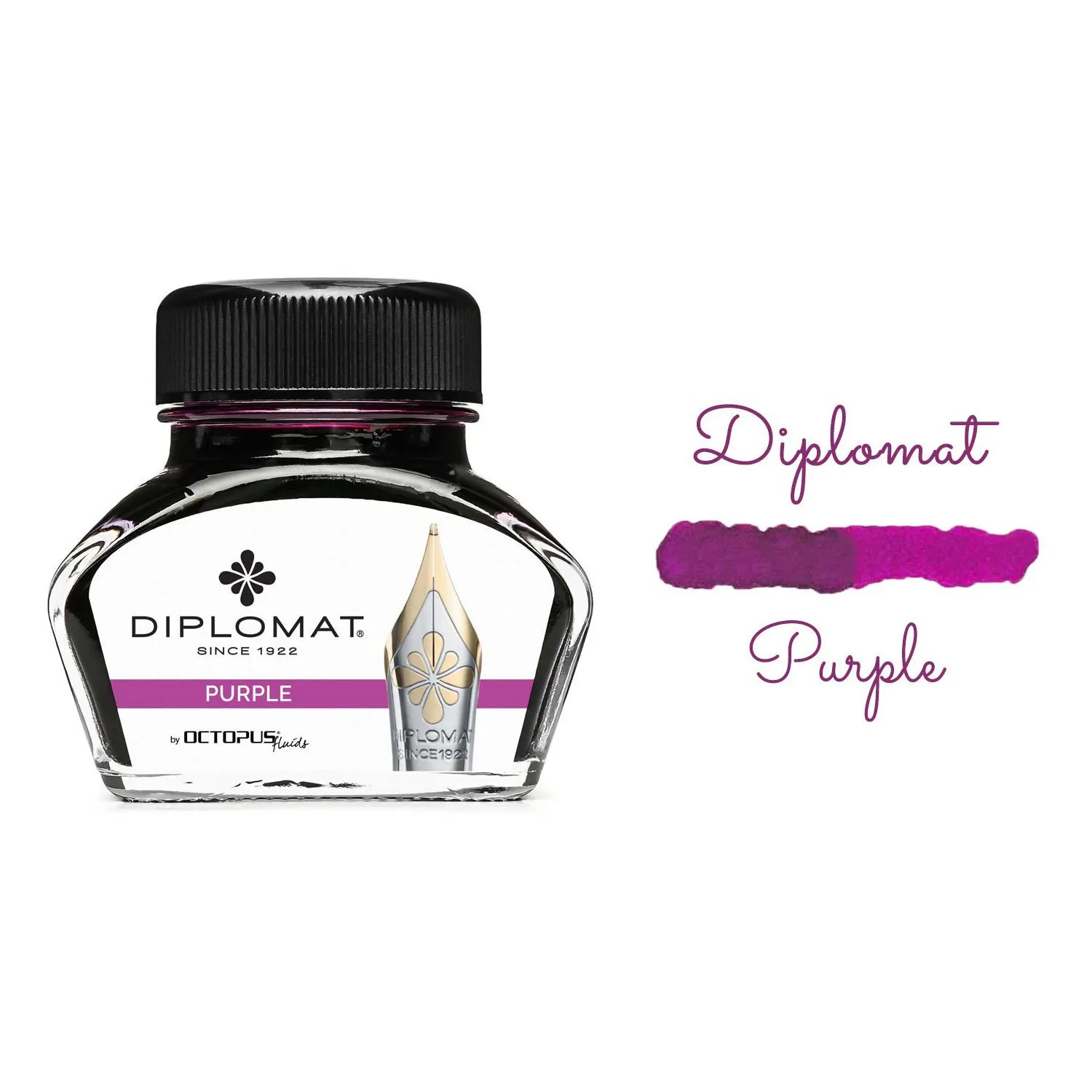 Diplomat D41001011 30ml Mor Mürekkep - 2
