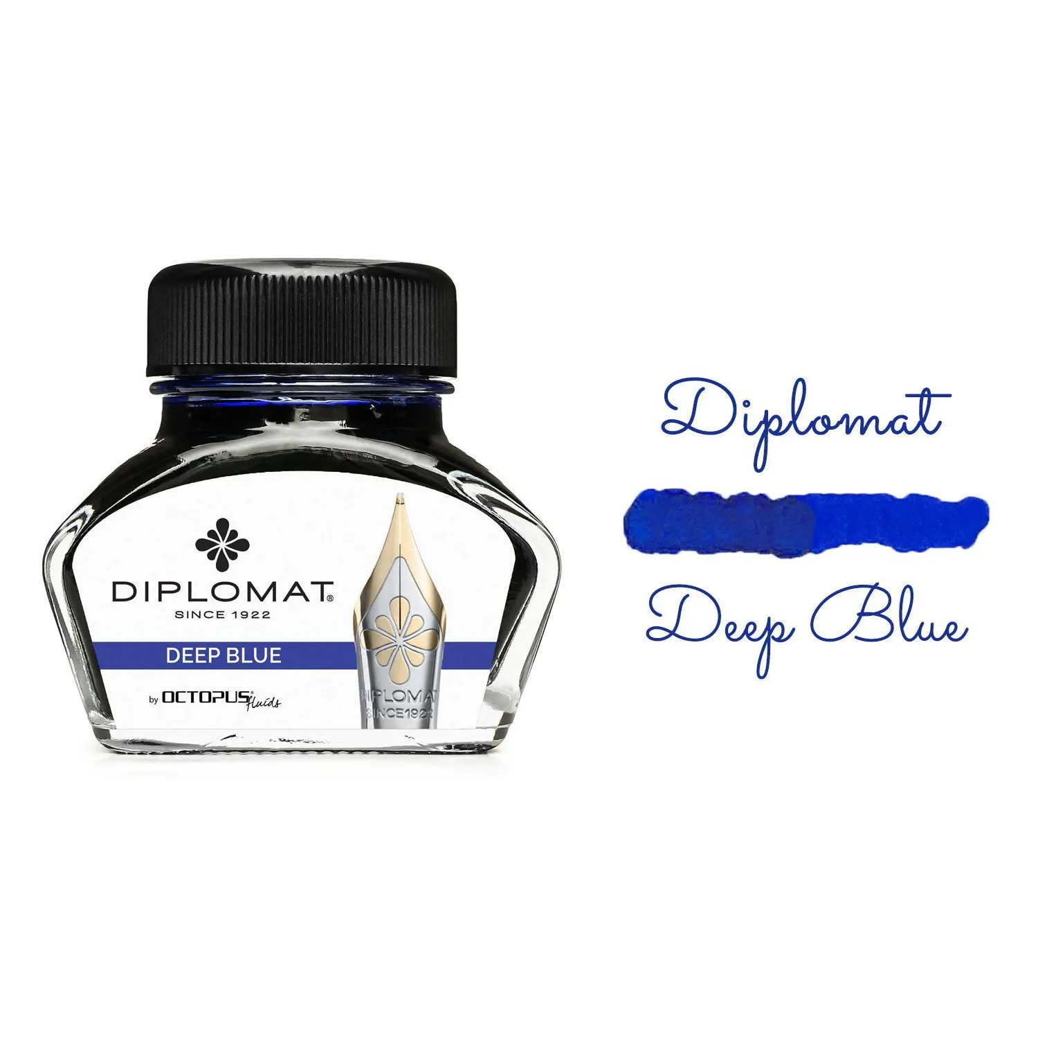 Diplomat D41001043 30ml Koyu Mavi Mürekkep - 2