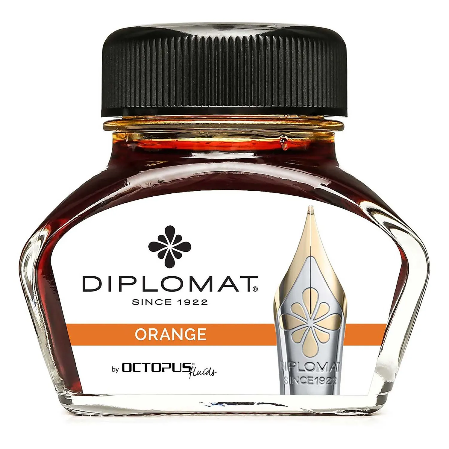 Diplomat D41001059 30ml Turuncu Mürekkep