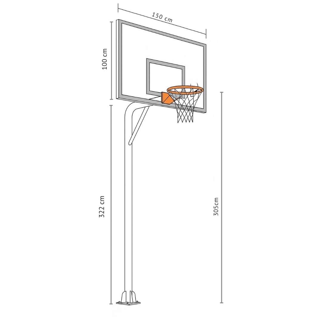 Dış Mekan Basketbol Potası - 5