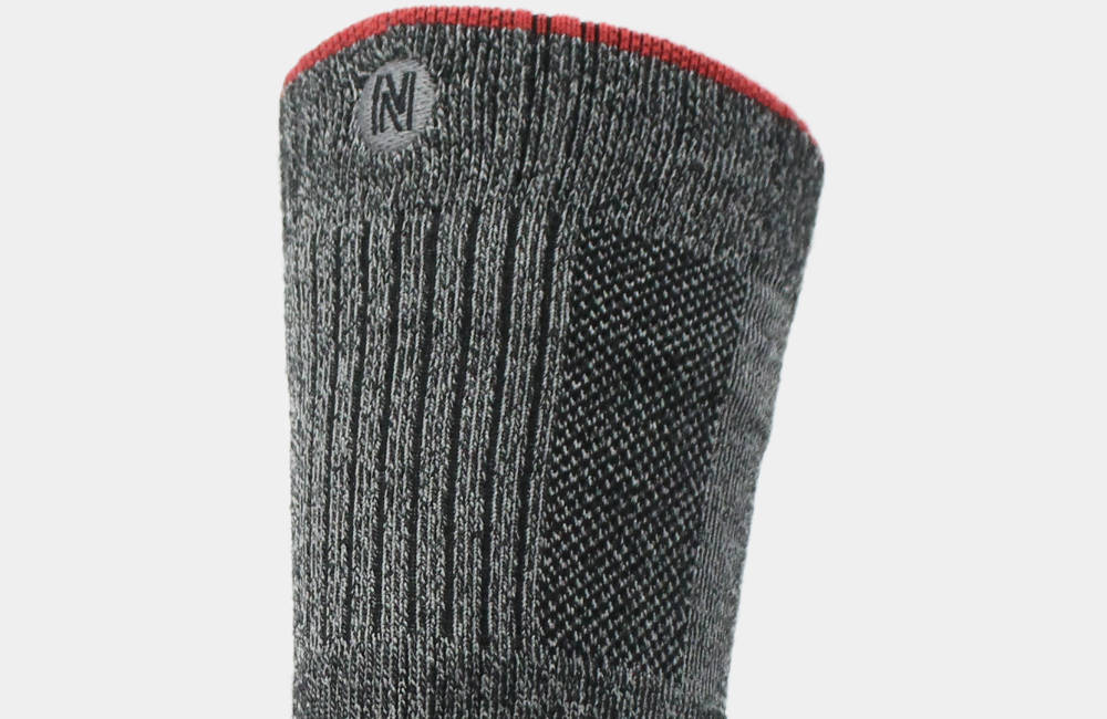 Donatello PROLEN® ve Merinos Yünü Çift Katmanlı Yürüyüş Çorabı Siyah - 4