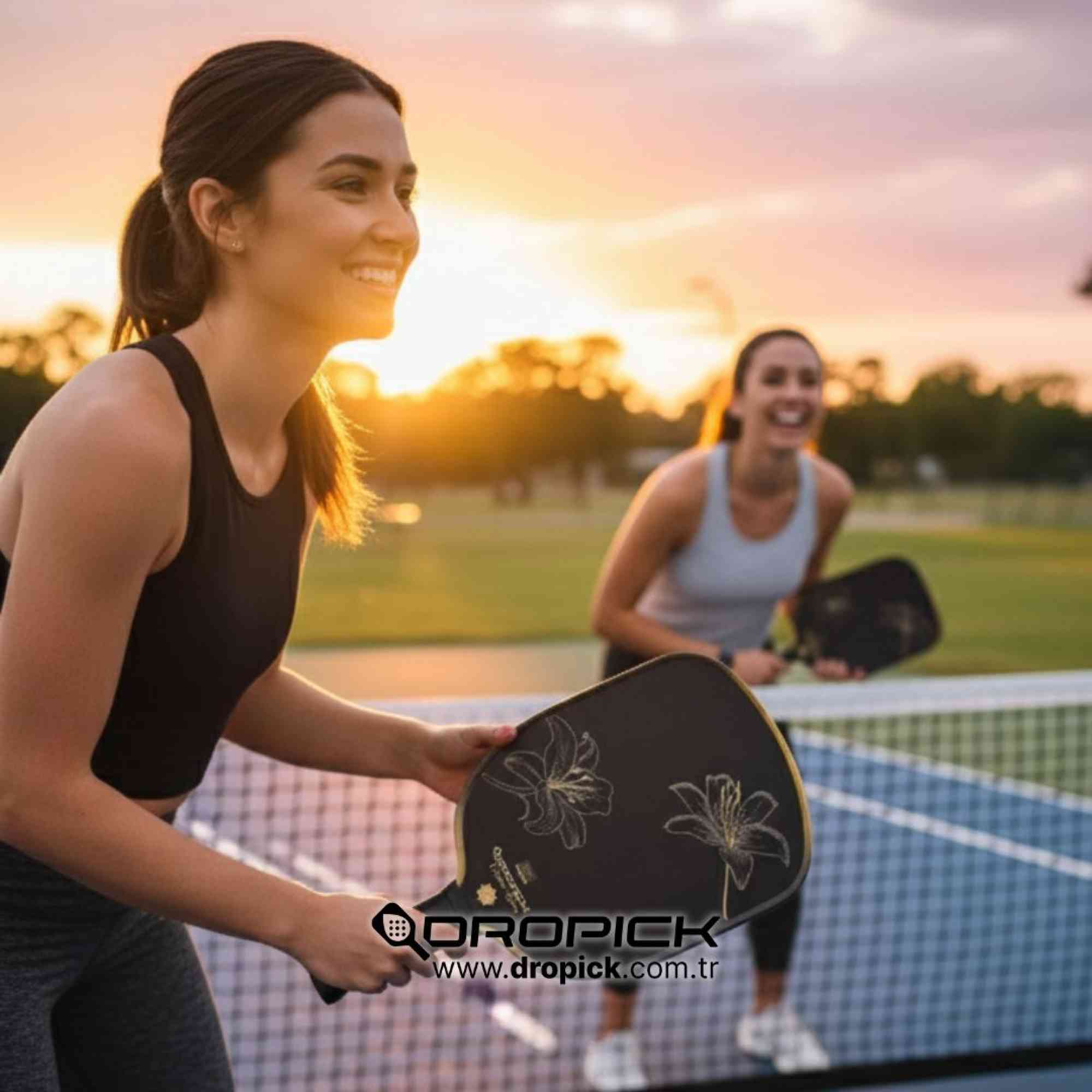 Dropick Bloom Series – Elegance Pro | Profesyonel Pickleball Raketi - 5