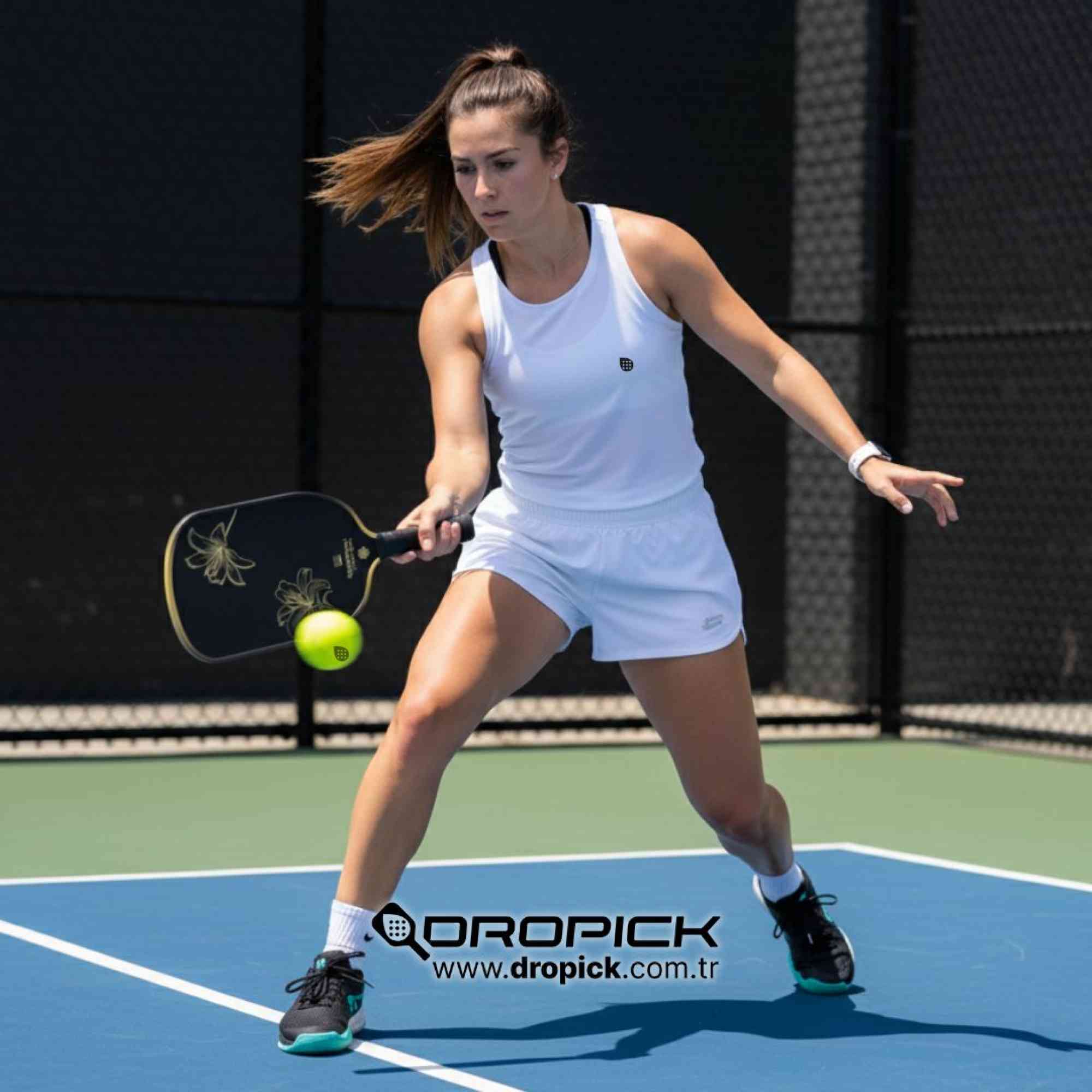 Dropick Bloom Series – Elegance Pro | Profesyonel Pickleball Raketi - 6