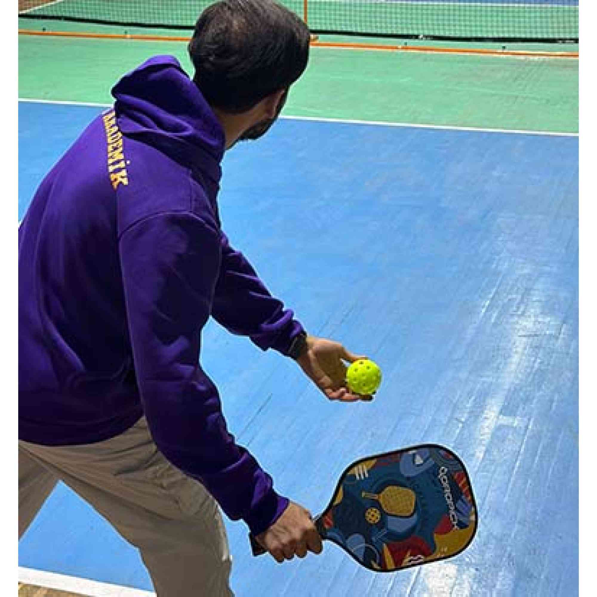 Dropick Flex Pro Serisi Karbon Fiber Pickleball Raketi - 7