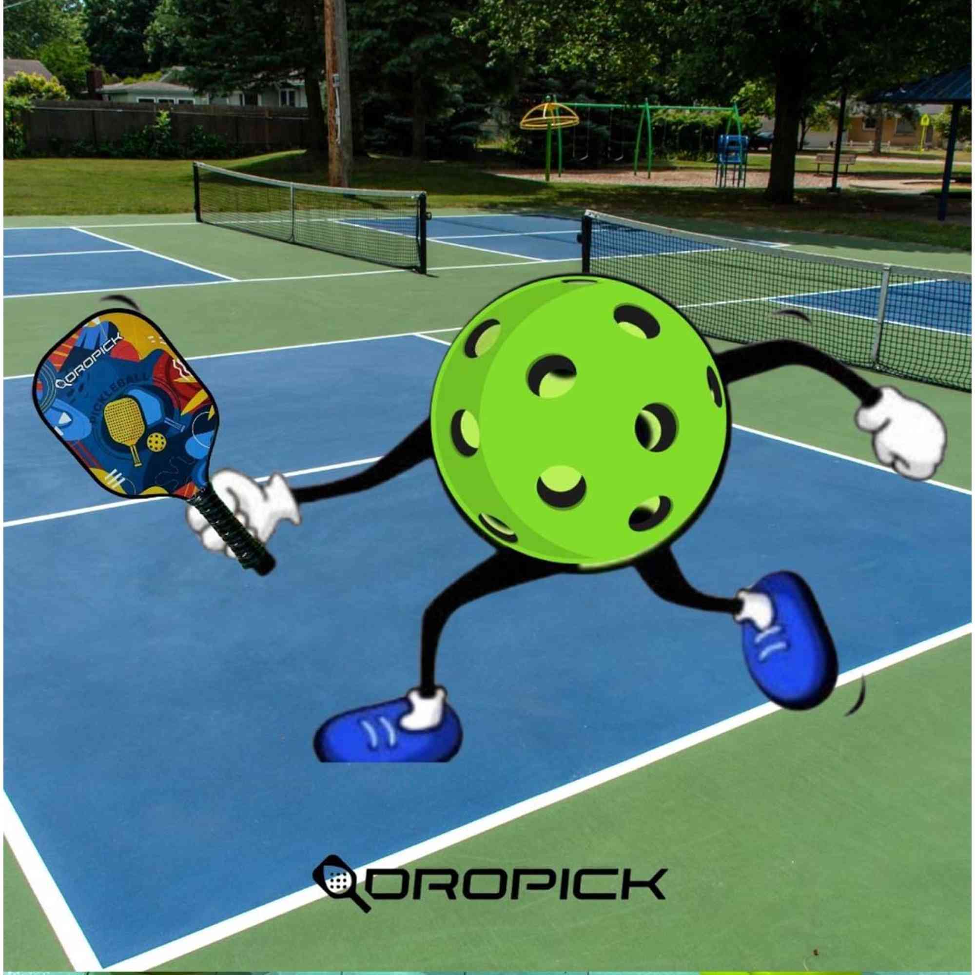 Dropick Flex Pro Serisi Karbon Fiber Pickleball Raketi - 8