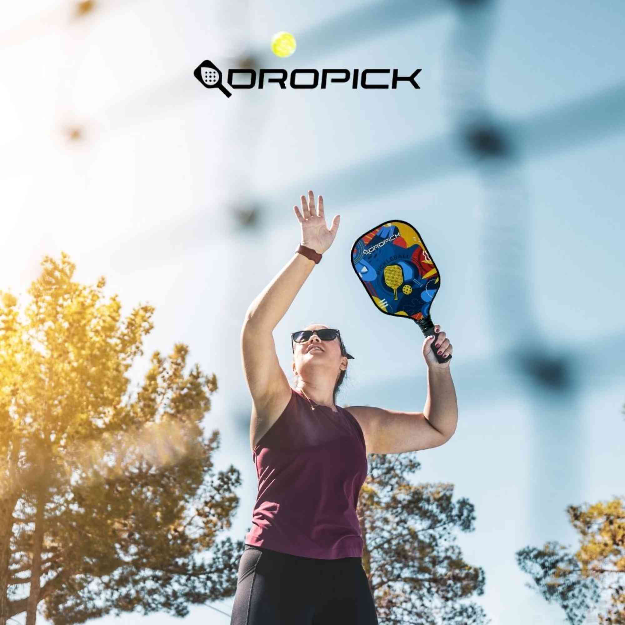 Dropick Flex Pro Serisi Karbon Fiber Pickleball Raketi - 9