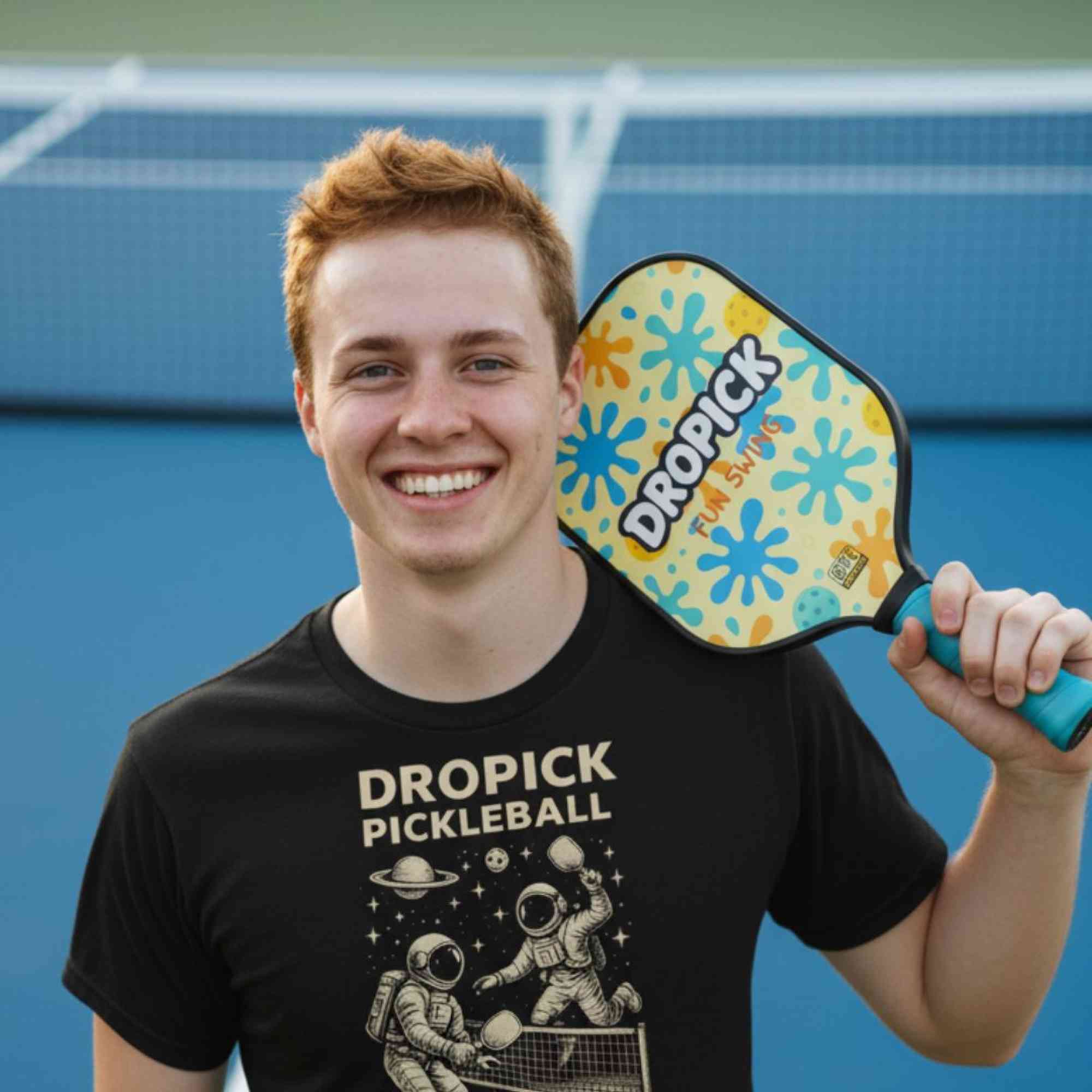 Dropick Fun Swing | Başlangıç ve Çocuklar İçin Hafif Pickleball Raketi - 4