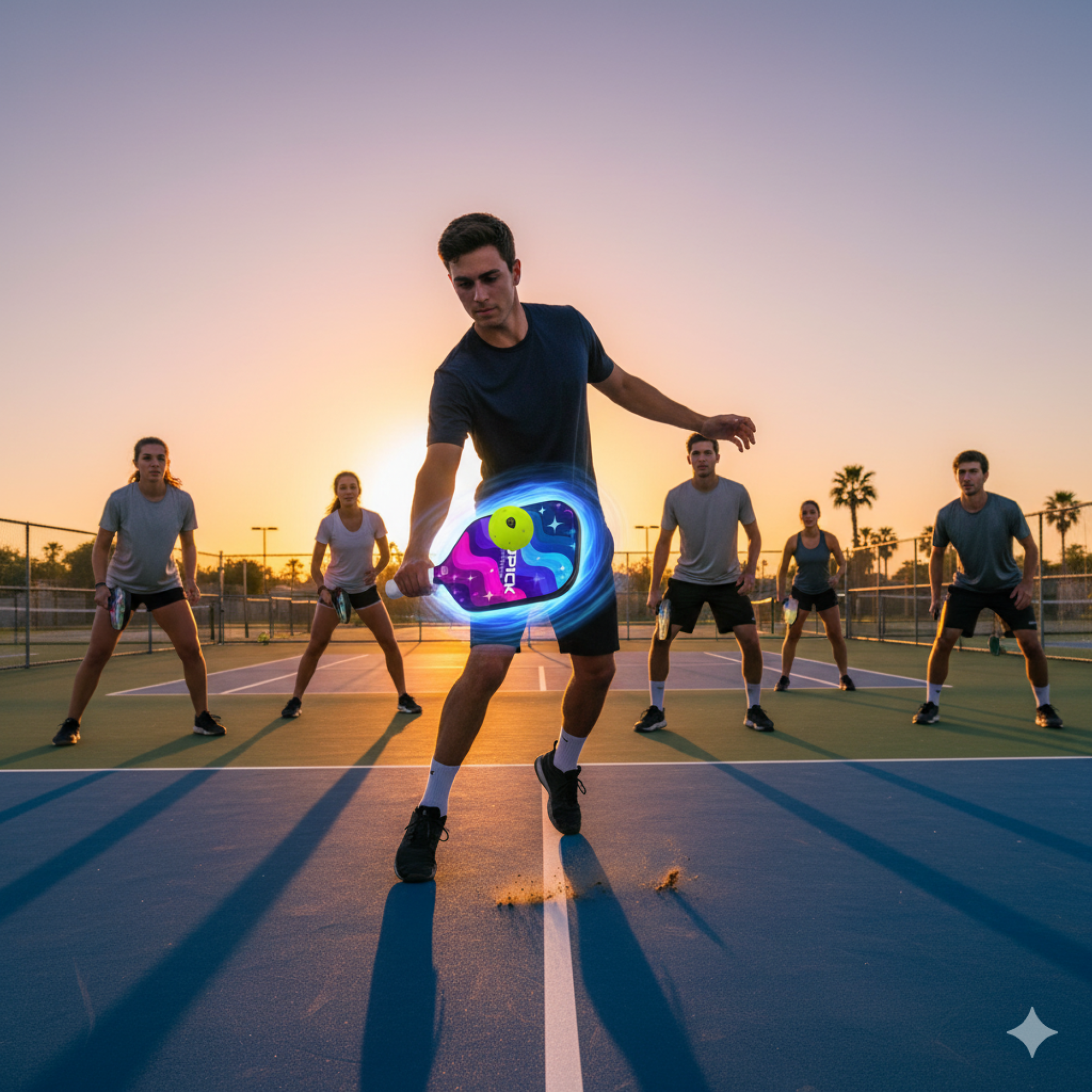 Dropick Galaxy Glow | Başlangıç Pickleball Raketi - 6