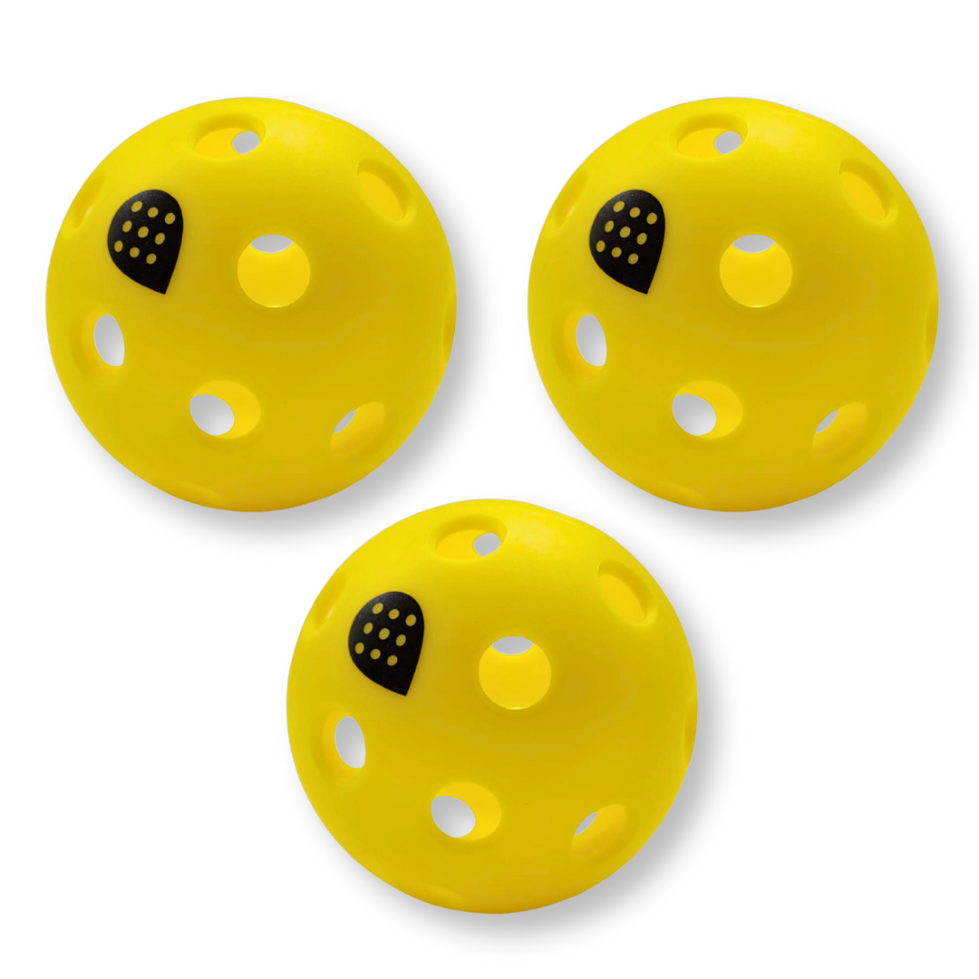 Dropick Optimo-26™ – 3'lü İç Saha Pickleball Topu Seti