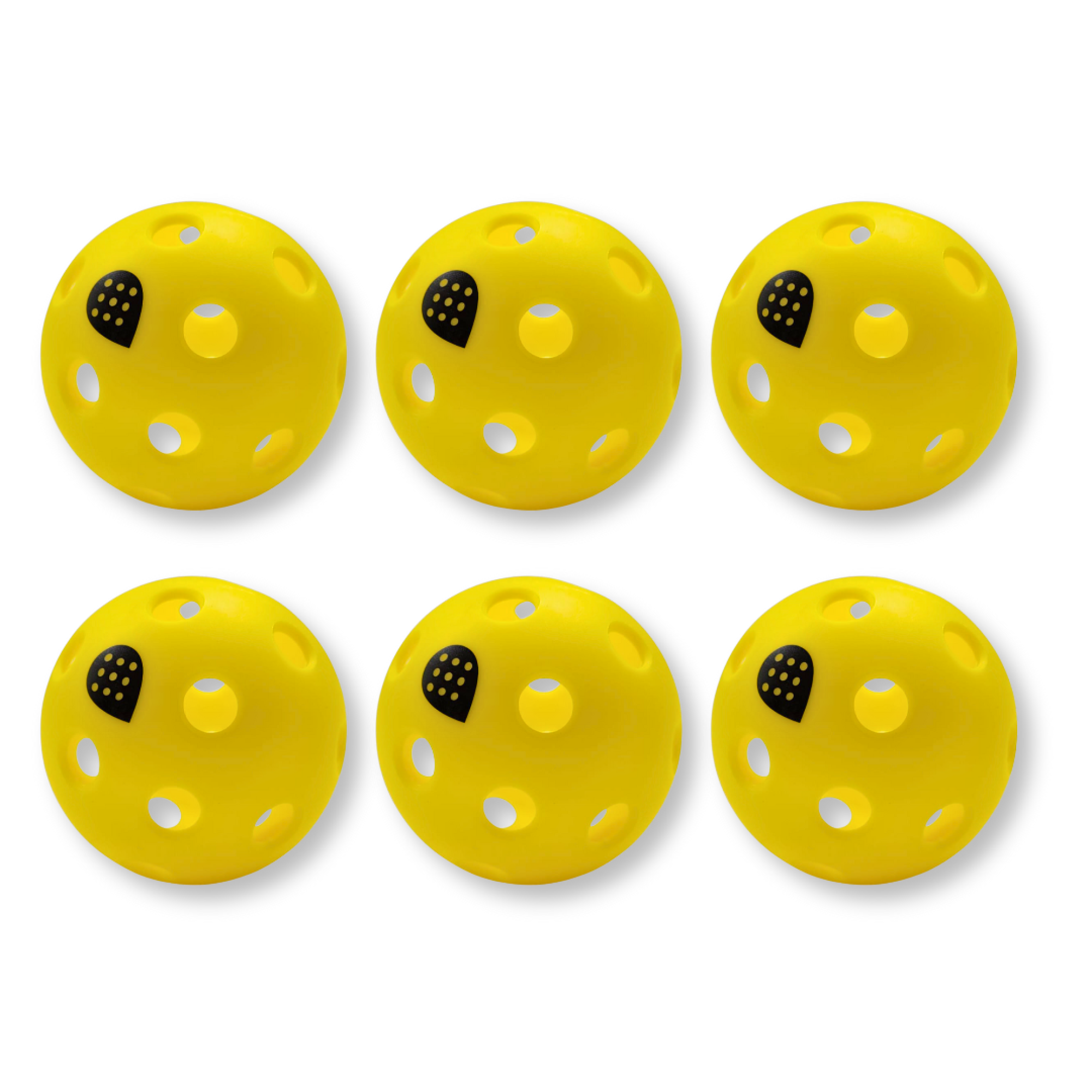 Dropick Optimo-26™ – 6'lı İç Saha Pickleball Topu Seti