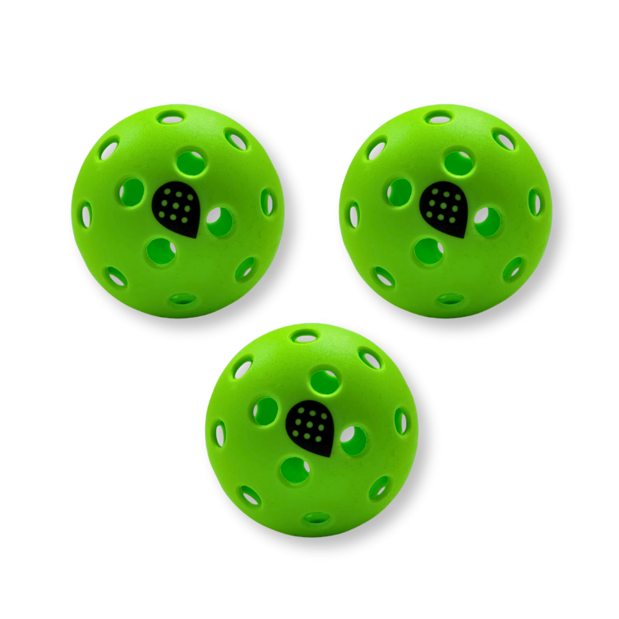 Dropick Optimo-40™ – 3'lü Dış Saha Pickleball Topu Seti