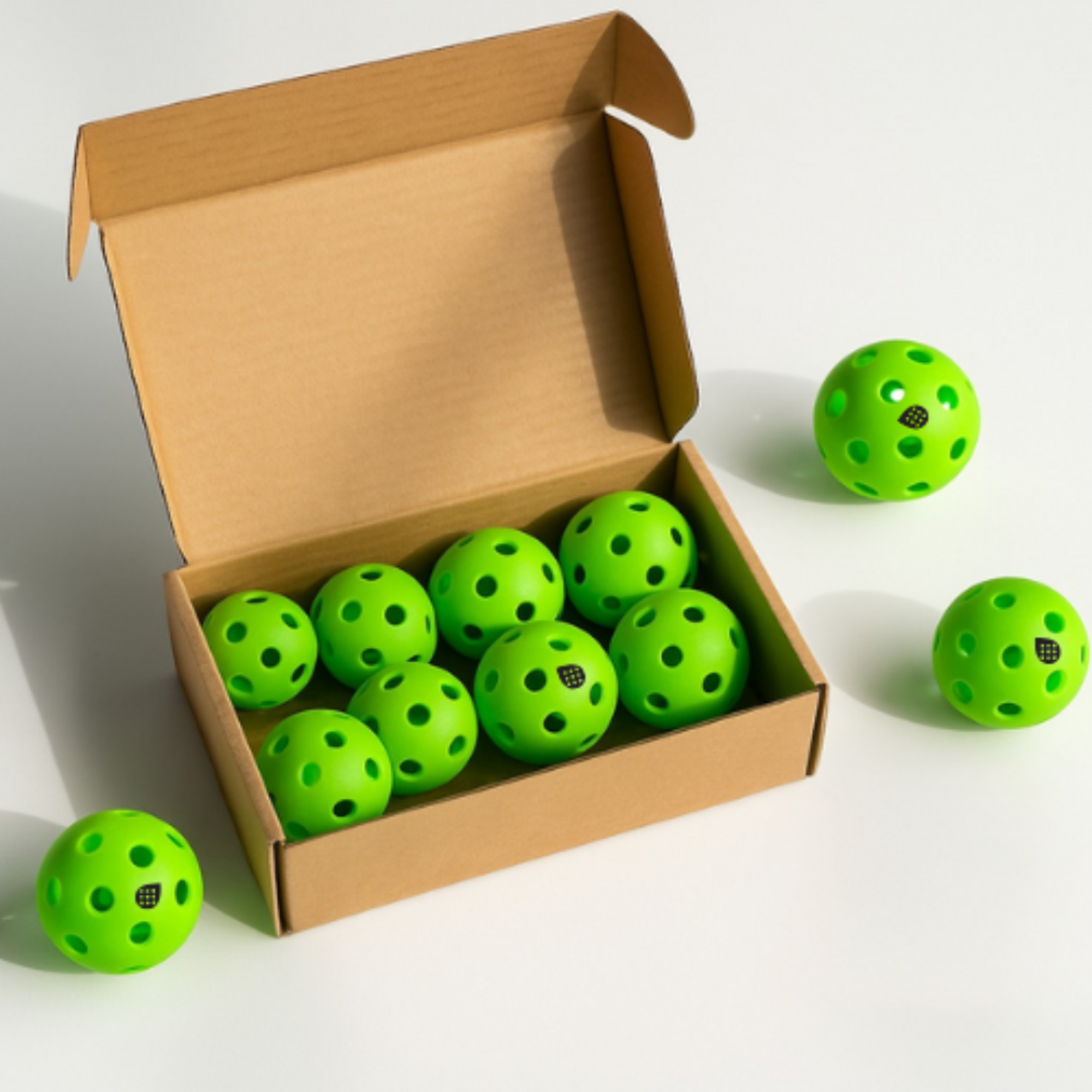 Dropick Optimo-40™ – 3'lü Dış Saha Pickleball Topu Seti - 6