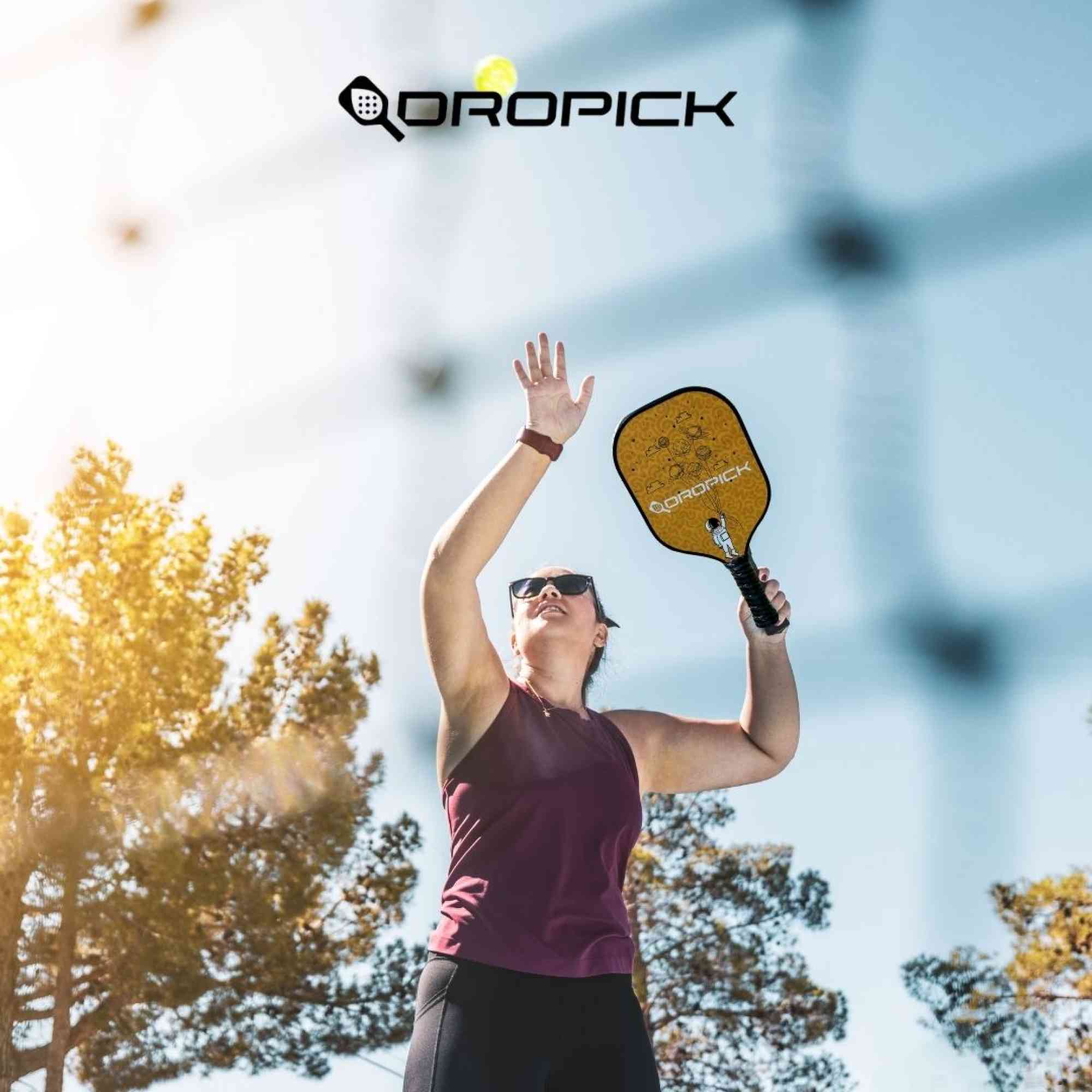 Dropick Space Pro Serisi Karbon Fiber Pickleball Raketi - 4