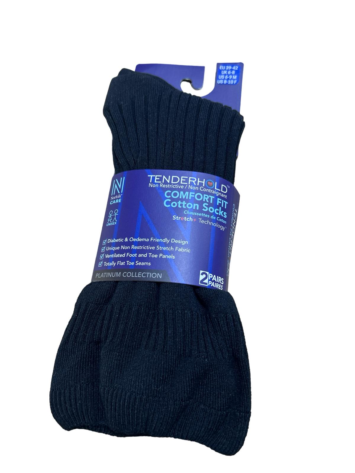 EDINBURGH Comfot Fit Sağlık Çorabı Siyah 2'li Paket - 3