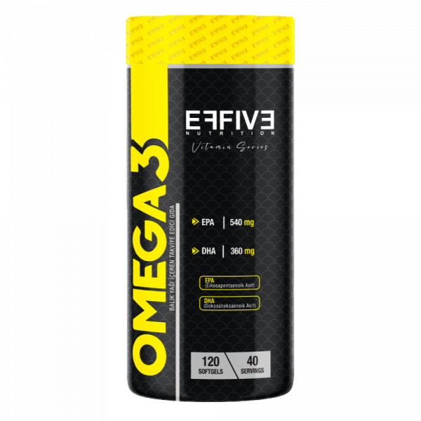 Effive Omega 3 Balık Yağı  120 Kapsül