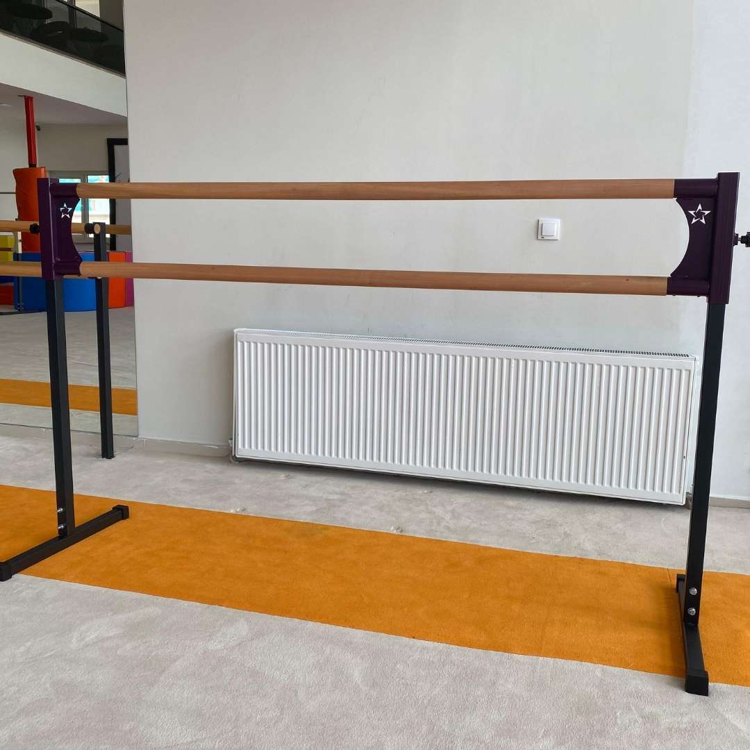 Elite Pro Portatif Yükseklik Ayarlı Bale Barı Mor - 5