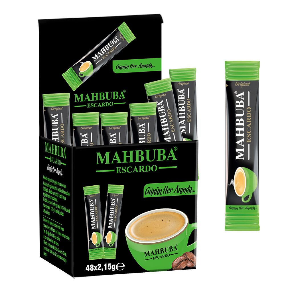 Mahbuba Coffee Escardo Kakule Cardamom Aromalı Kolombiya Kahvesi 48×2,15gr