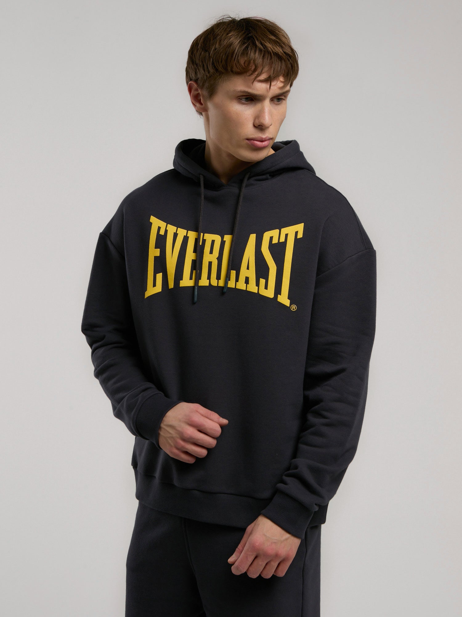 Ever Classics Comfort Füme Kapüşonlu Erkek Sweatshirt - 4
