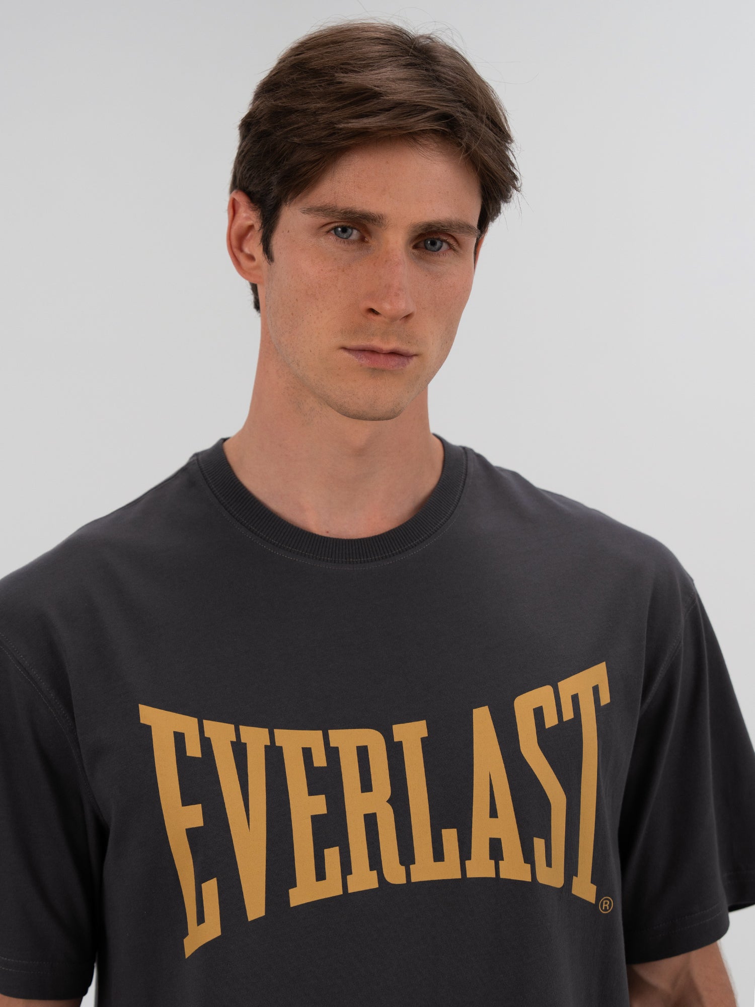 Ever Classics Comfort Logo Gri Erkek Tişört - 5