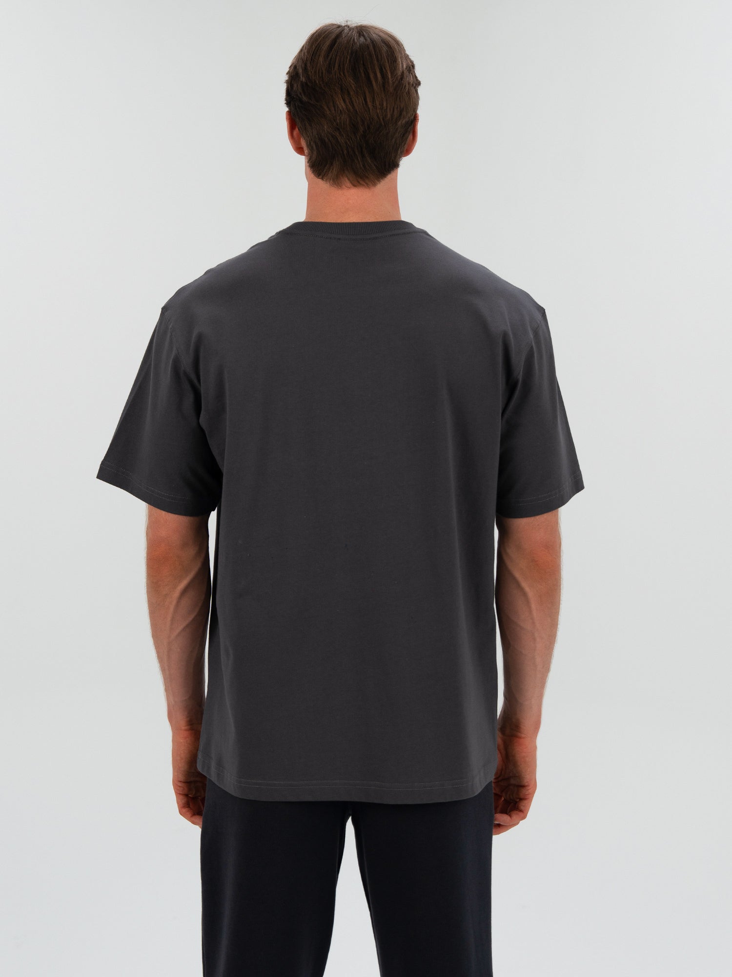 Ever Classics Comfort Logo Gri Erkek Tişört - 7