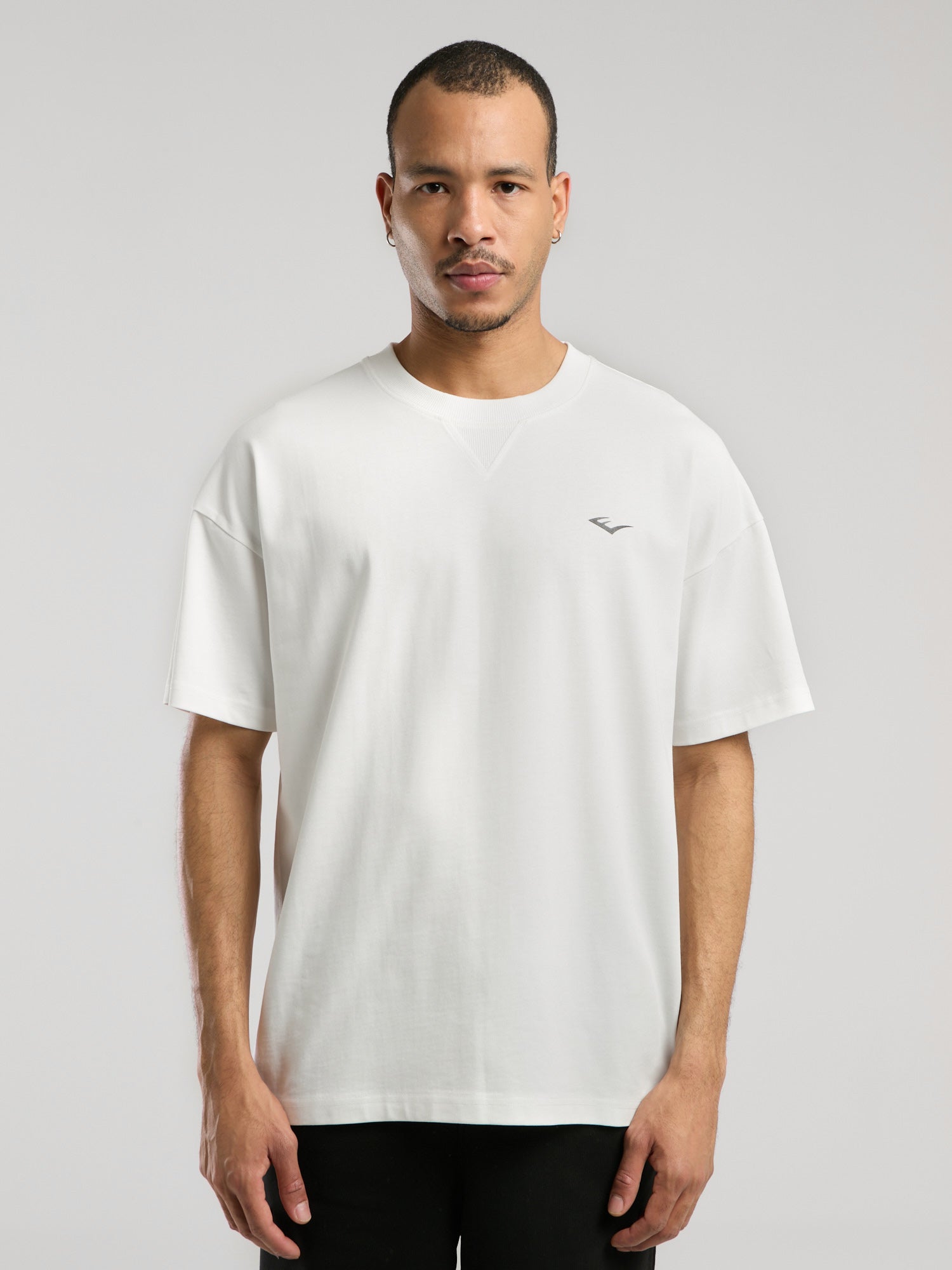 Ever Classics Oversize Arkası Baskılı Beyaz Erkek Tişört - 3