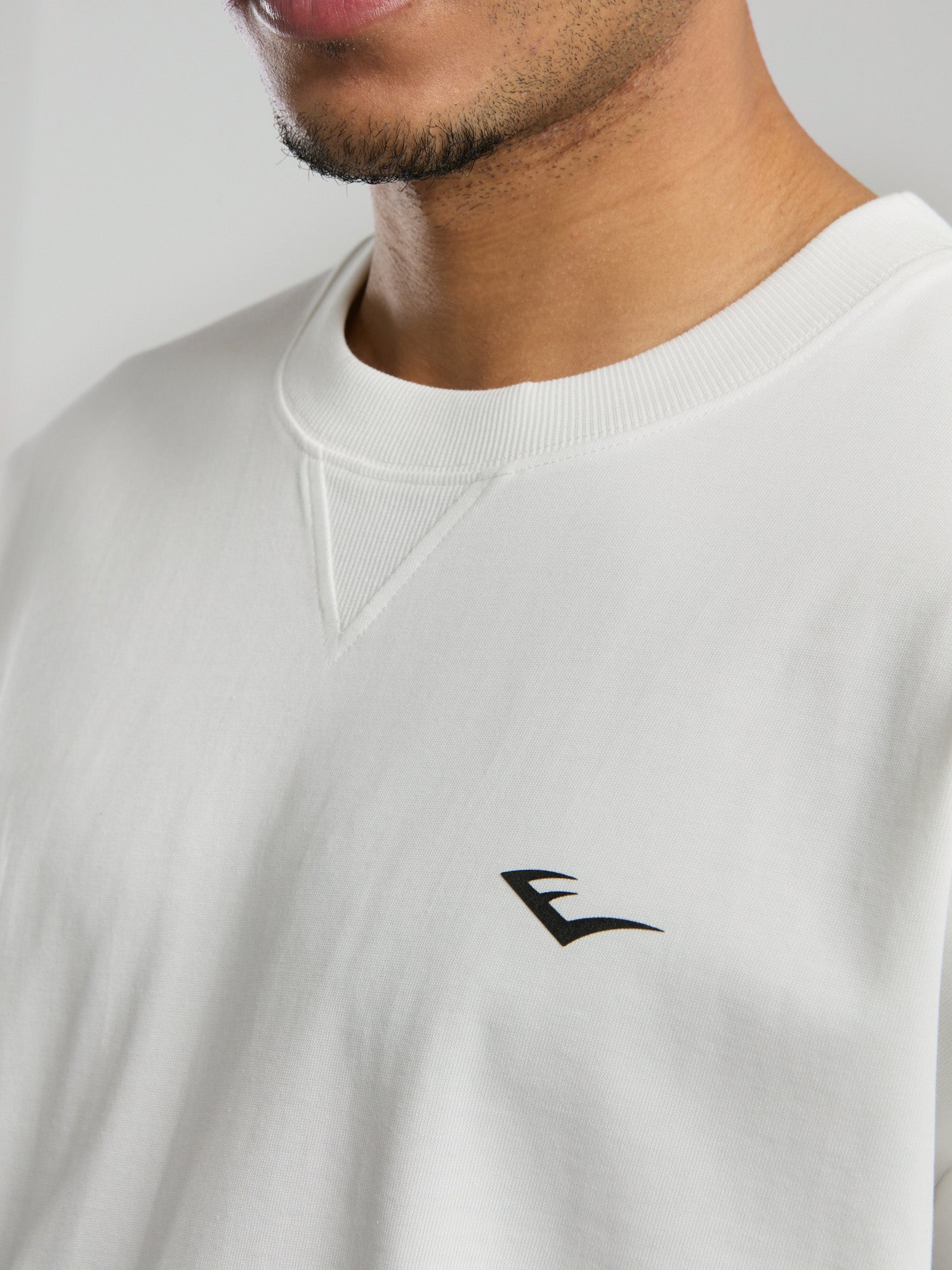 Ever Classics Oversize Arkası Baskılı Beyaz Erkek Tişört - 6