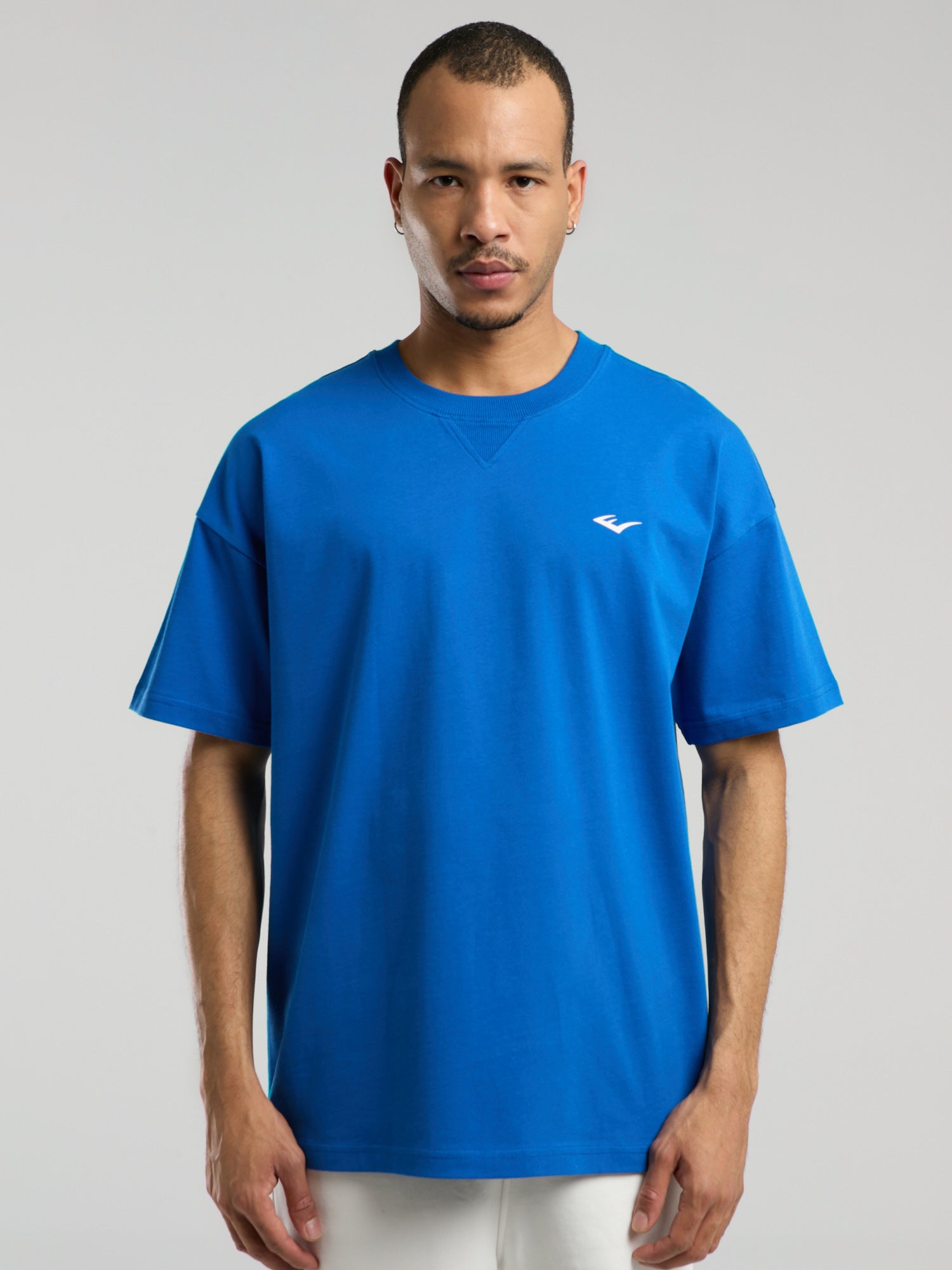 Ever Classics Oversize Arkası Baskılı Koyu İndigo Erkek Tişört - 3