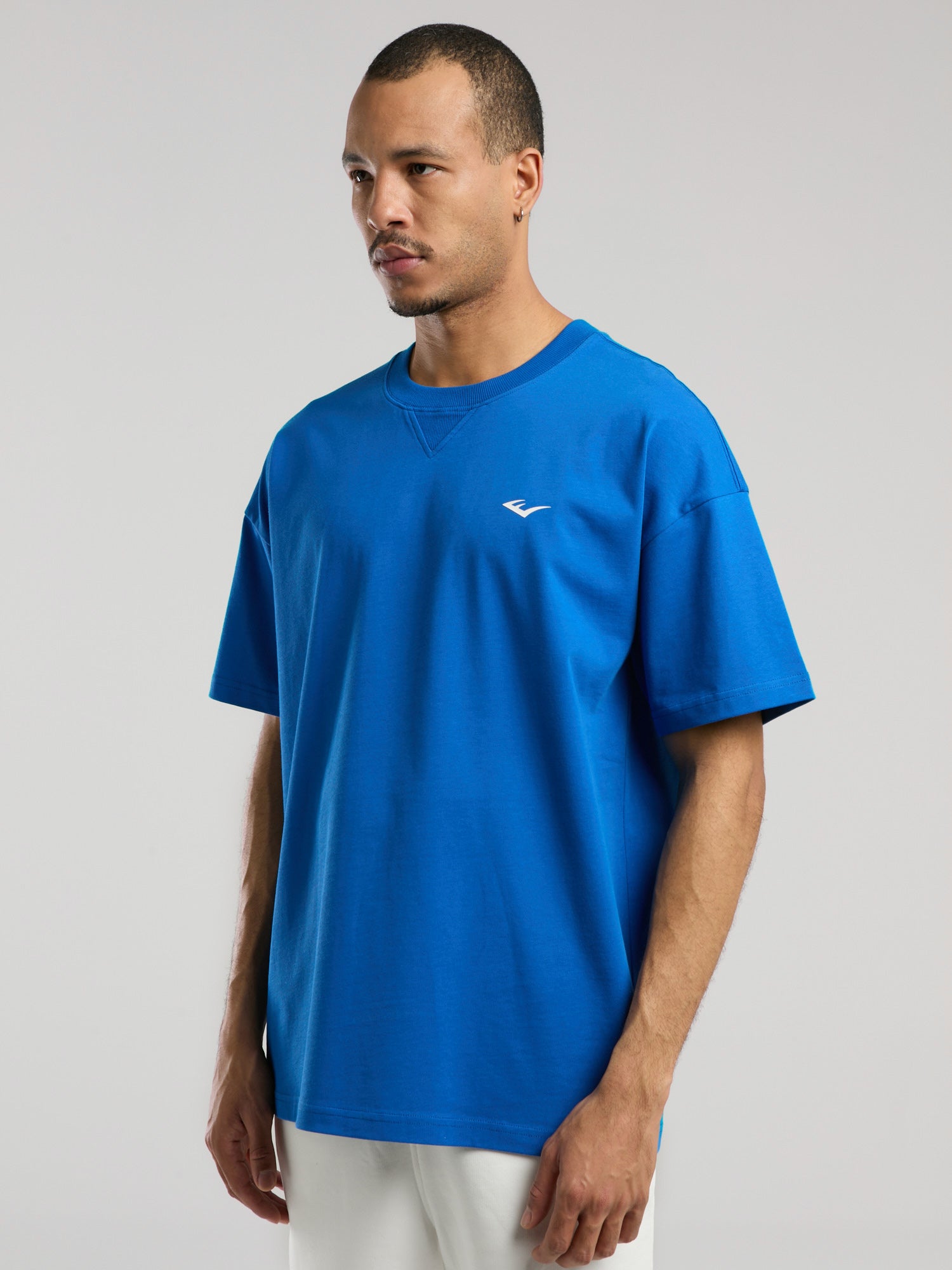 Ever Classics Oversize Arkası Baskılı Koyu İndigo Erkek Tişört - 4