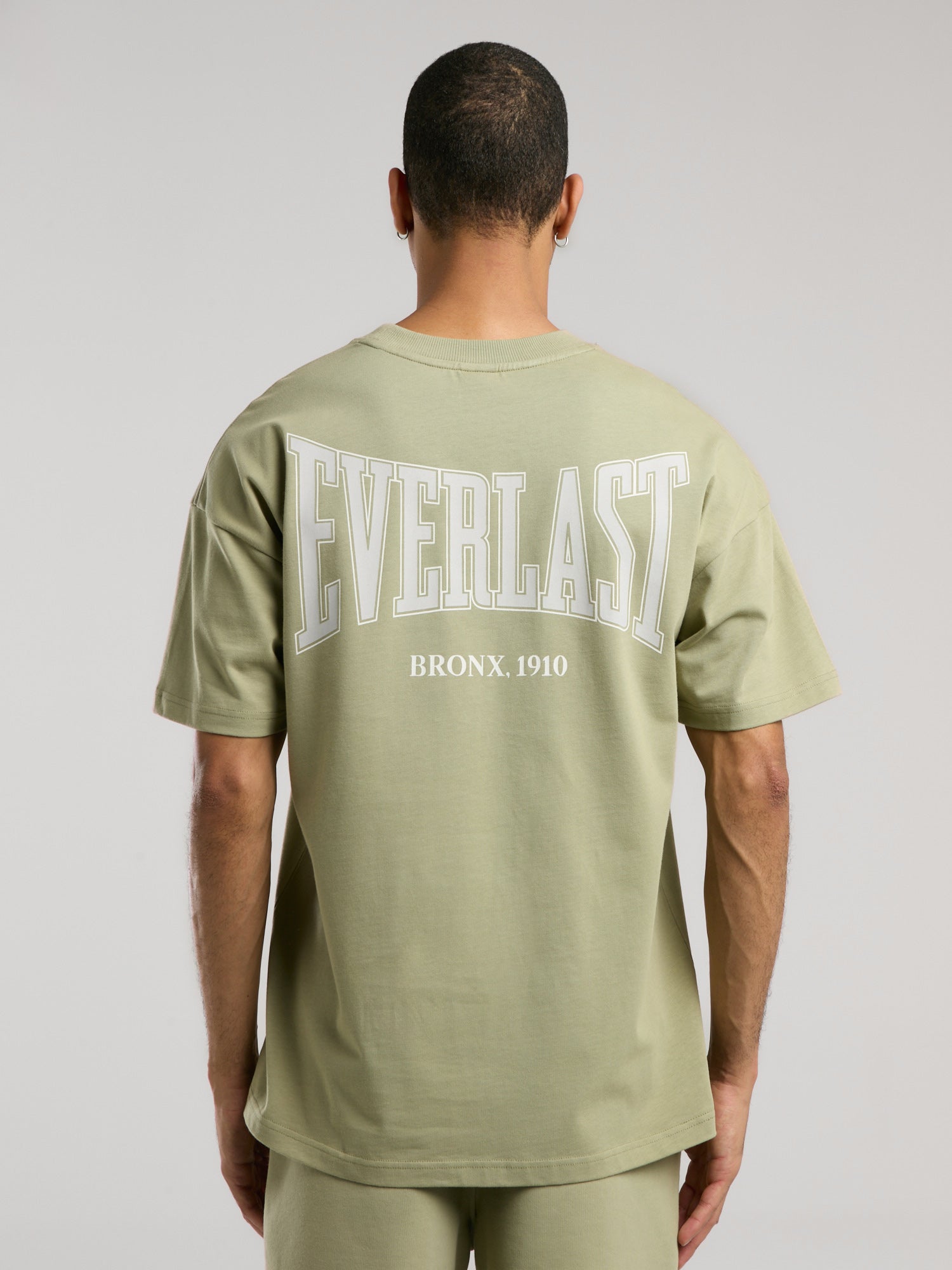 Ever Classics Oversize Arkası Baskılı  Yeşil Erkek Tişört