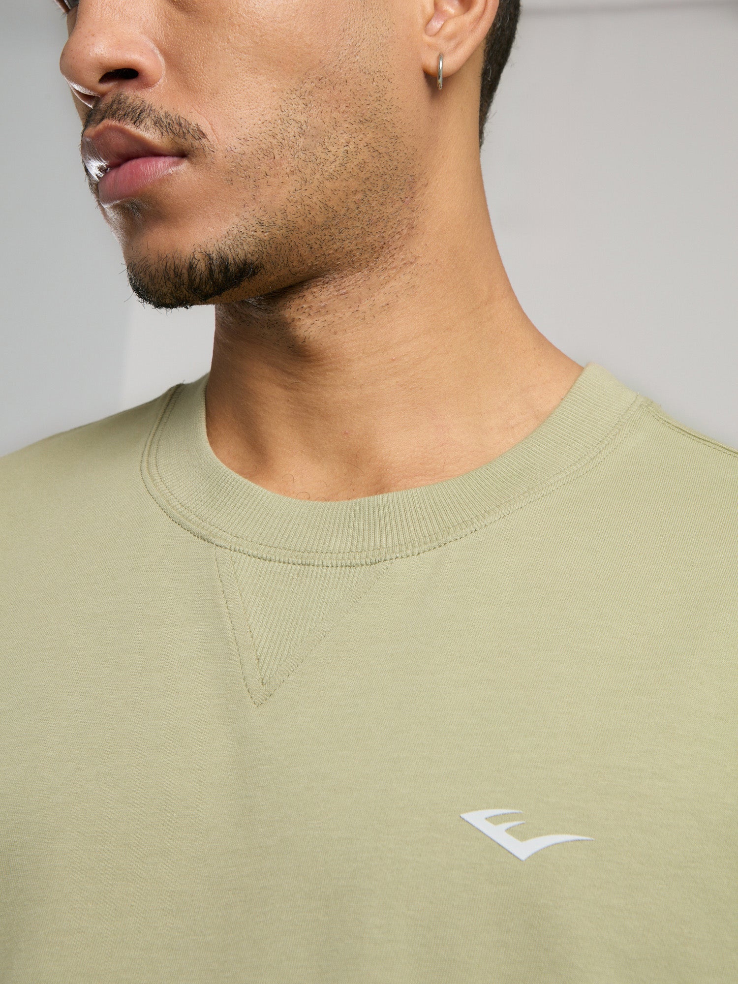 Ever Classics Oversize Arkası Baskılı  Yeşil Erkek Tişört - 7