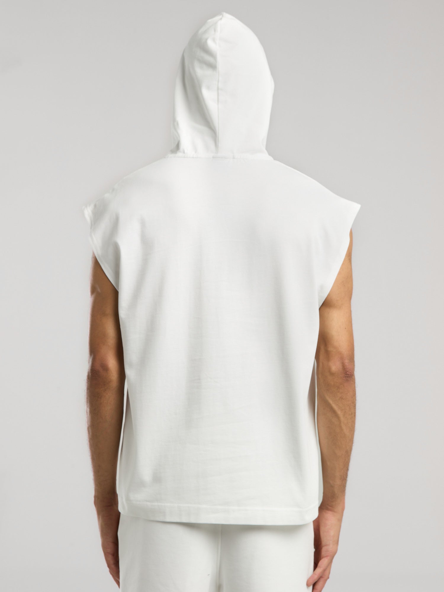 Ever Classics Oversize Beyaz Erkek Kolsuz Sweatshirt - 8