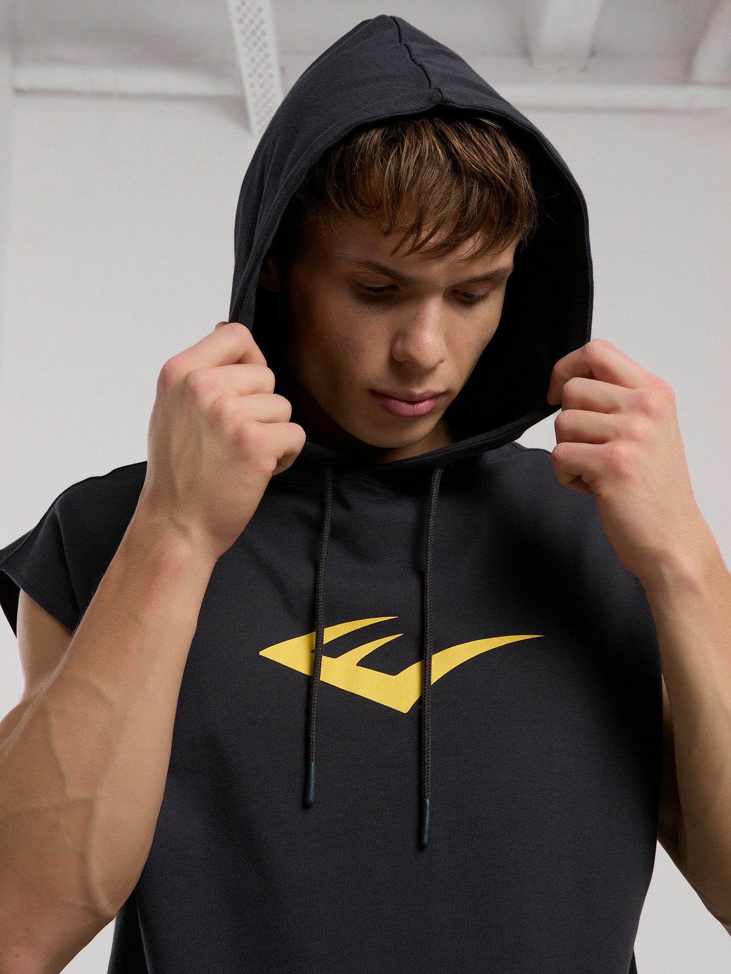 Ever Classics Oversize Füme Erkek Kolsuz Sweatshirt - 3