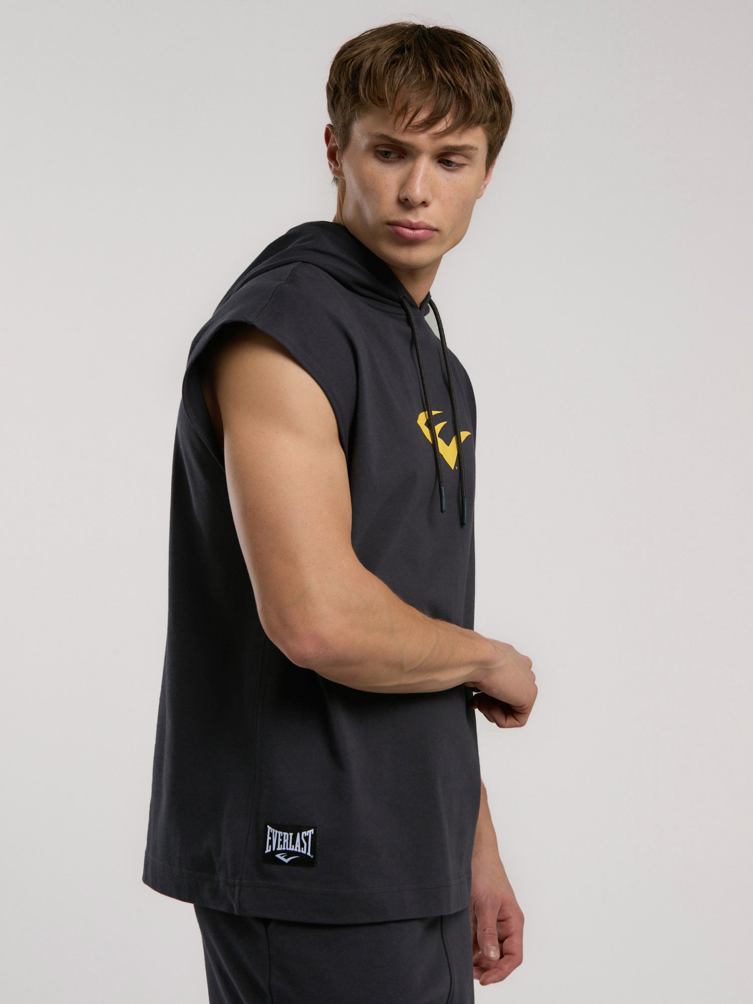 Ever Classics Oversize Füme Erkek Kolsuz Sweatshirt - 4