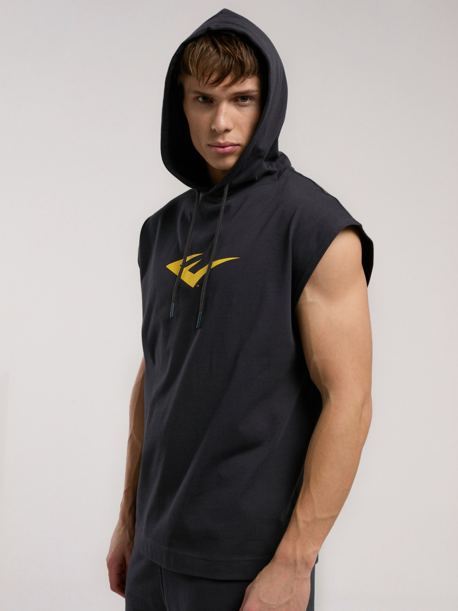 Ever Classics Oversize Füme Erkek Kolsuz Sweatshirt - 5