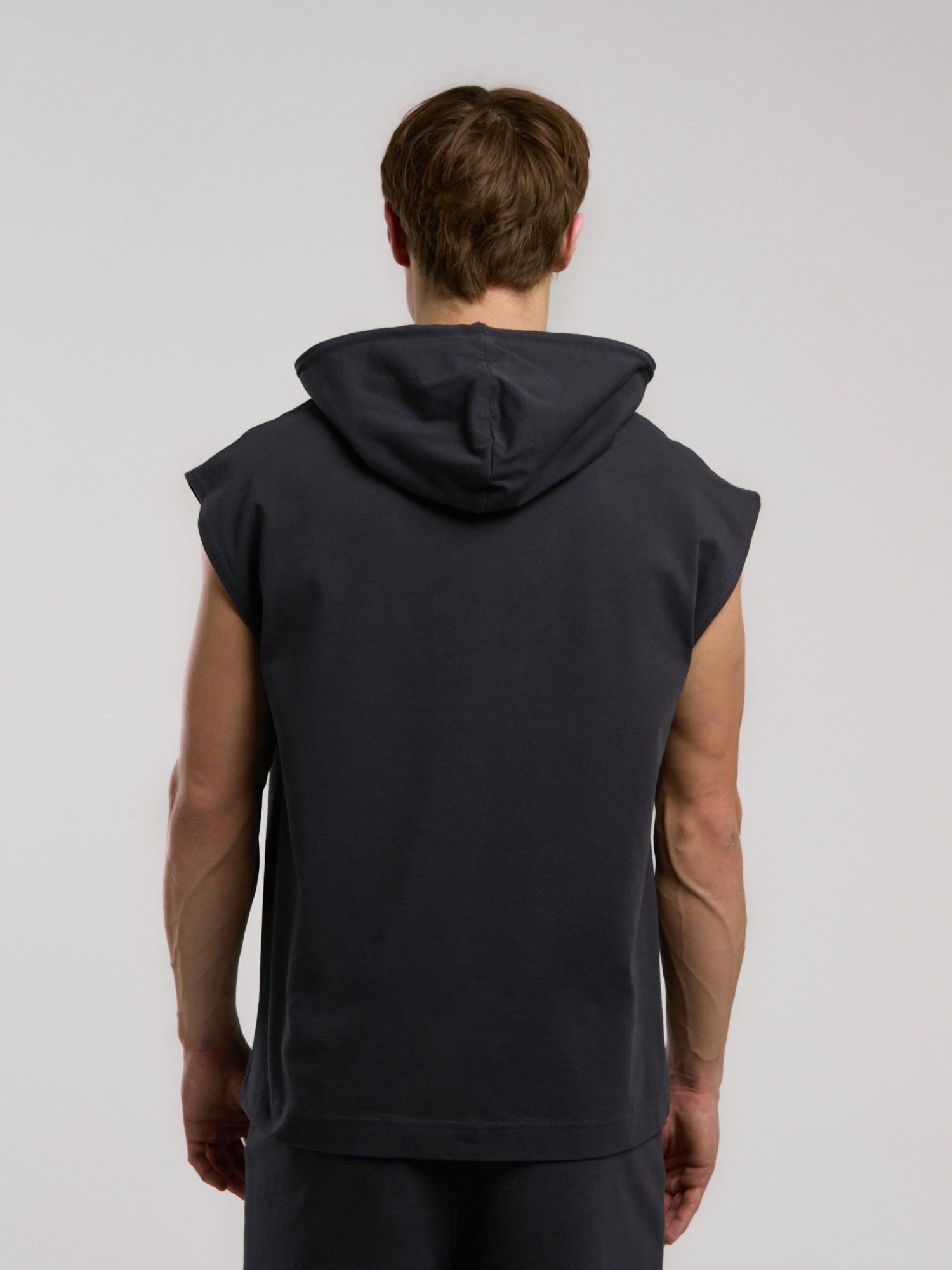 Ever Classics Oversize Füme Erkek Kolsuz Sweatshirt - 6