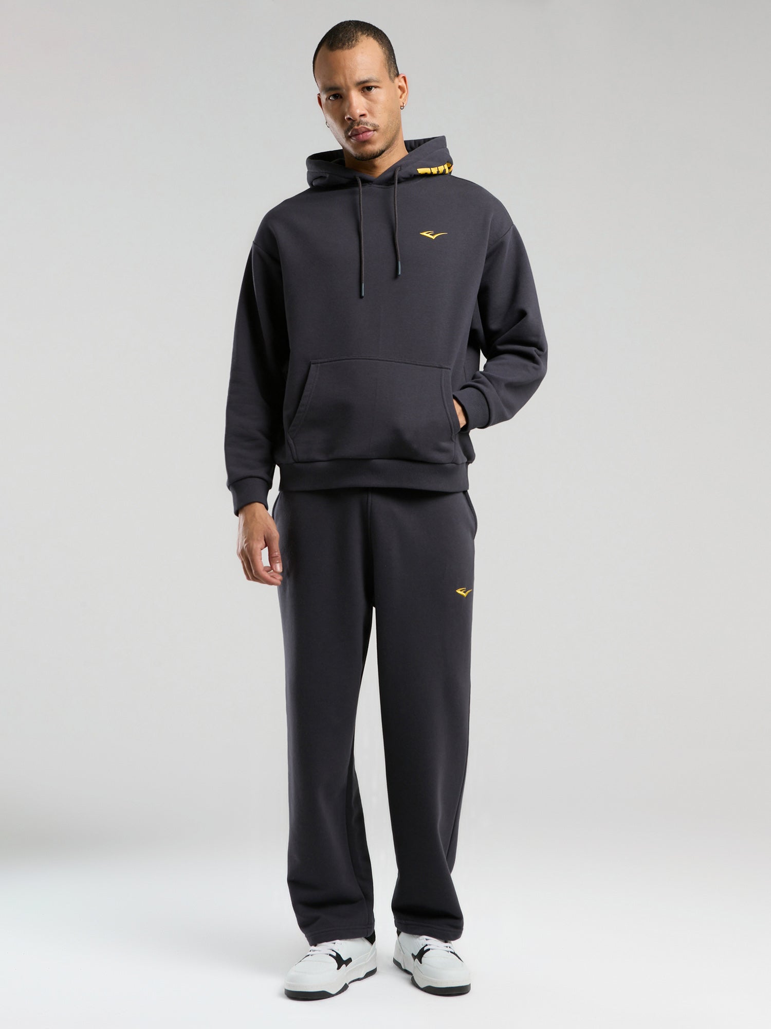 Ever Classics  Comfort Füme Kapüşon Baskılı Erkek Sweatshirt - 8