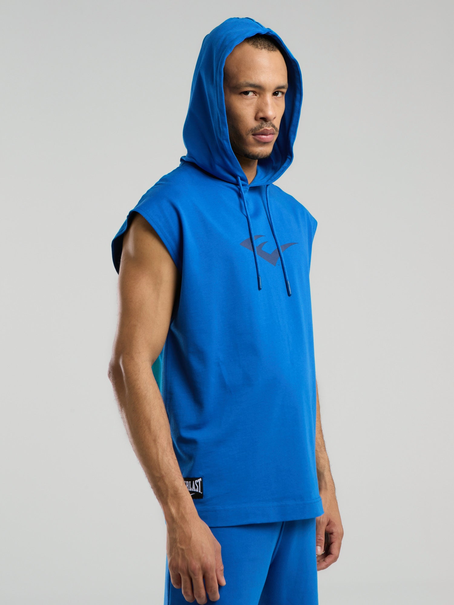 Ever Classics Oversize Koyu İndigo Erkek Kolsuz Sweatshirt - 3