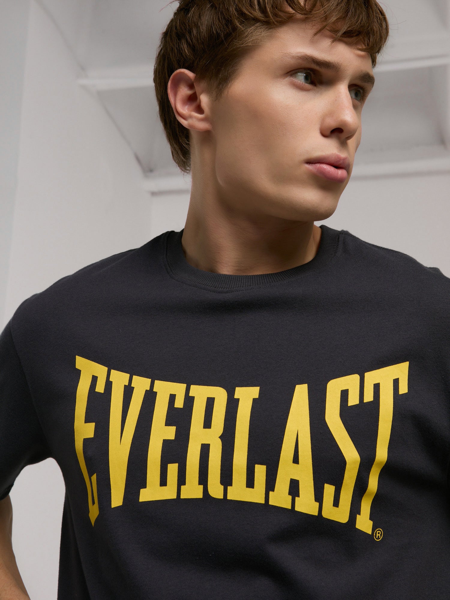 Ever Classics Comfort Logo Füme Erkek Tişört - 5