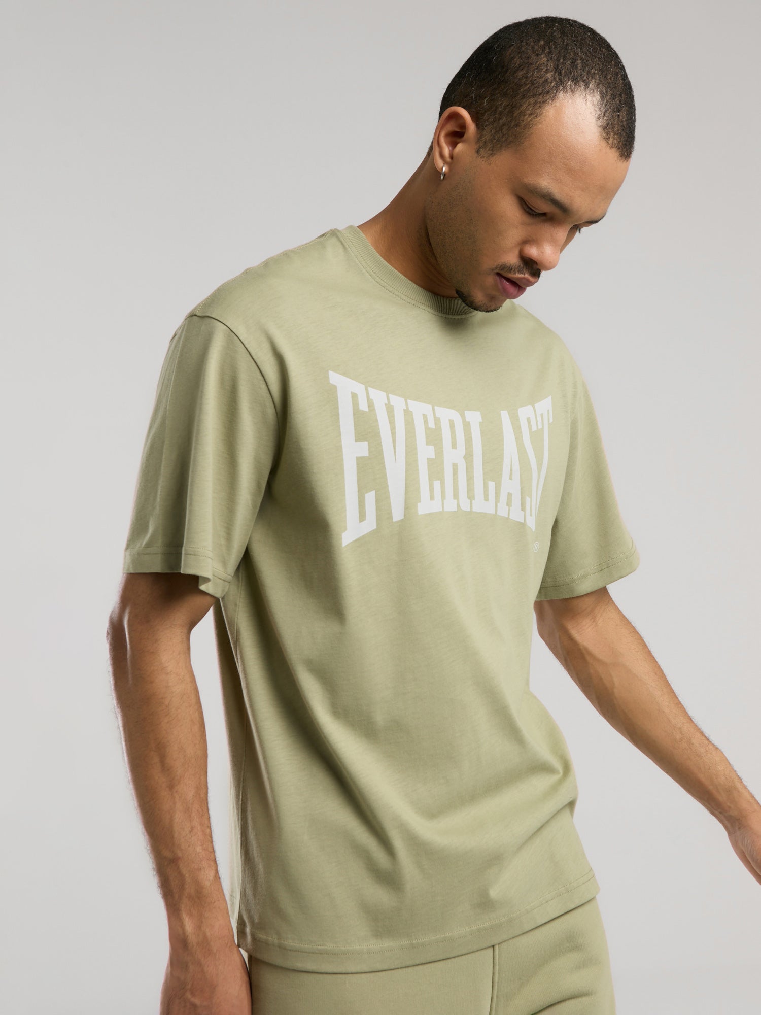 Ever Classics Comfort Logo Yeşil Erkek Tişört - 3