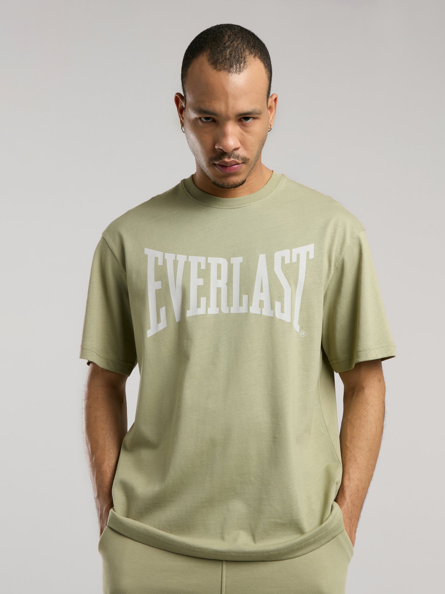 Ever Classics Comfort Logo Yeşil Erkek Tişört - 4