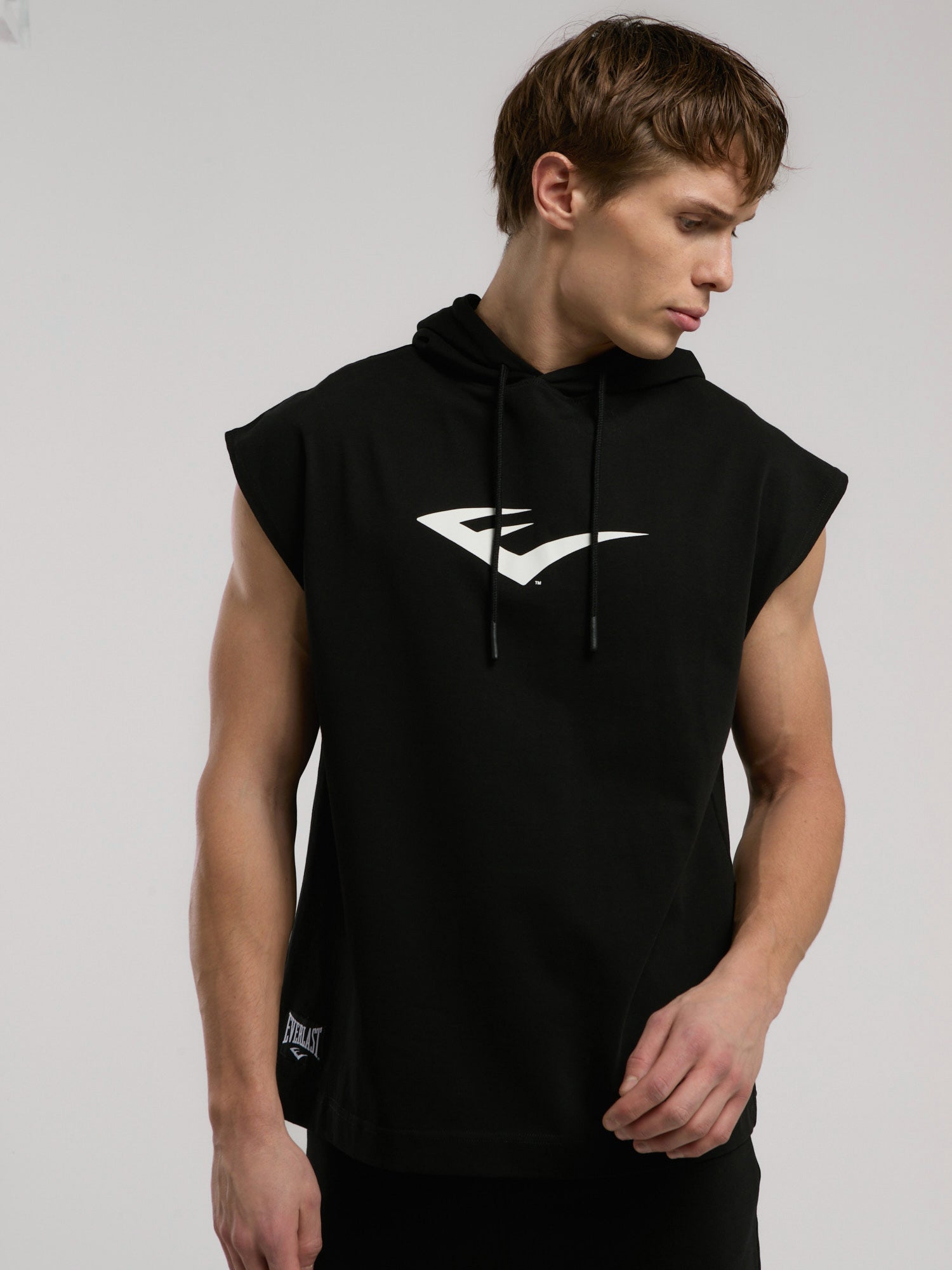 Ever Classics Oversize Siyah Erkek Kolsuz Sweatshirt - 4