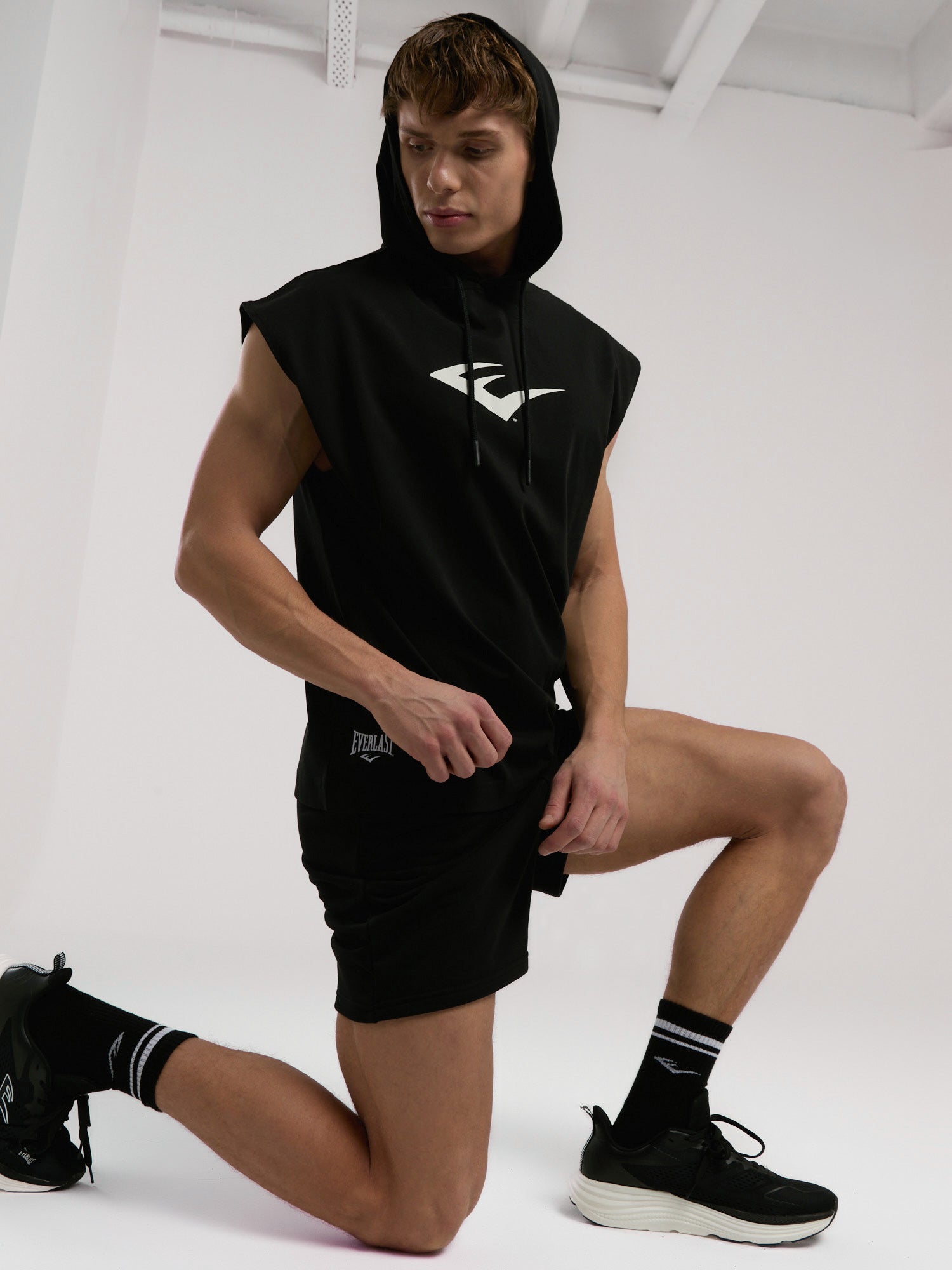 Ever Classics Oversize Siyah Erkek Kolsuz Sweatshirt - 9